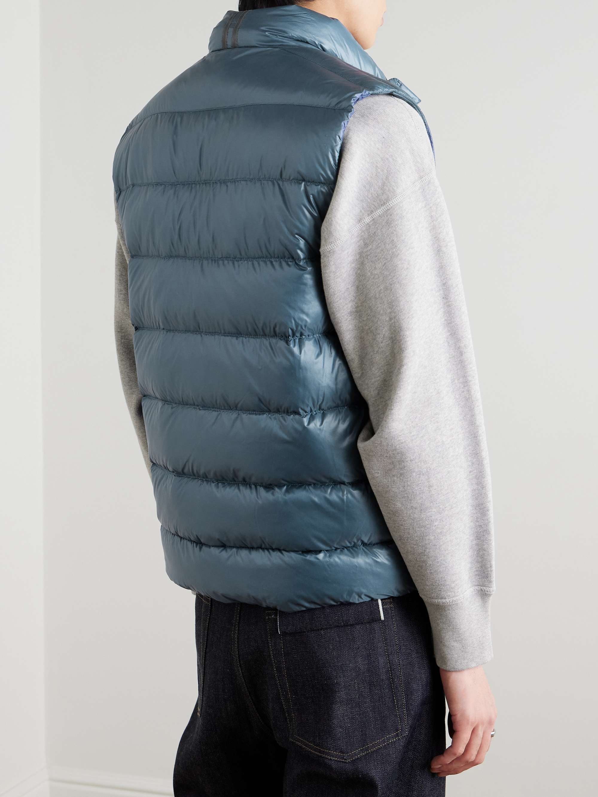 Crofton Slim-Fit Quilted Recycled Nylon-Ripstop Down Gilet view