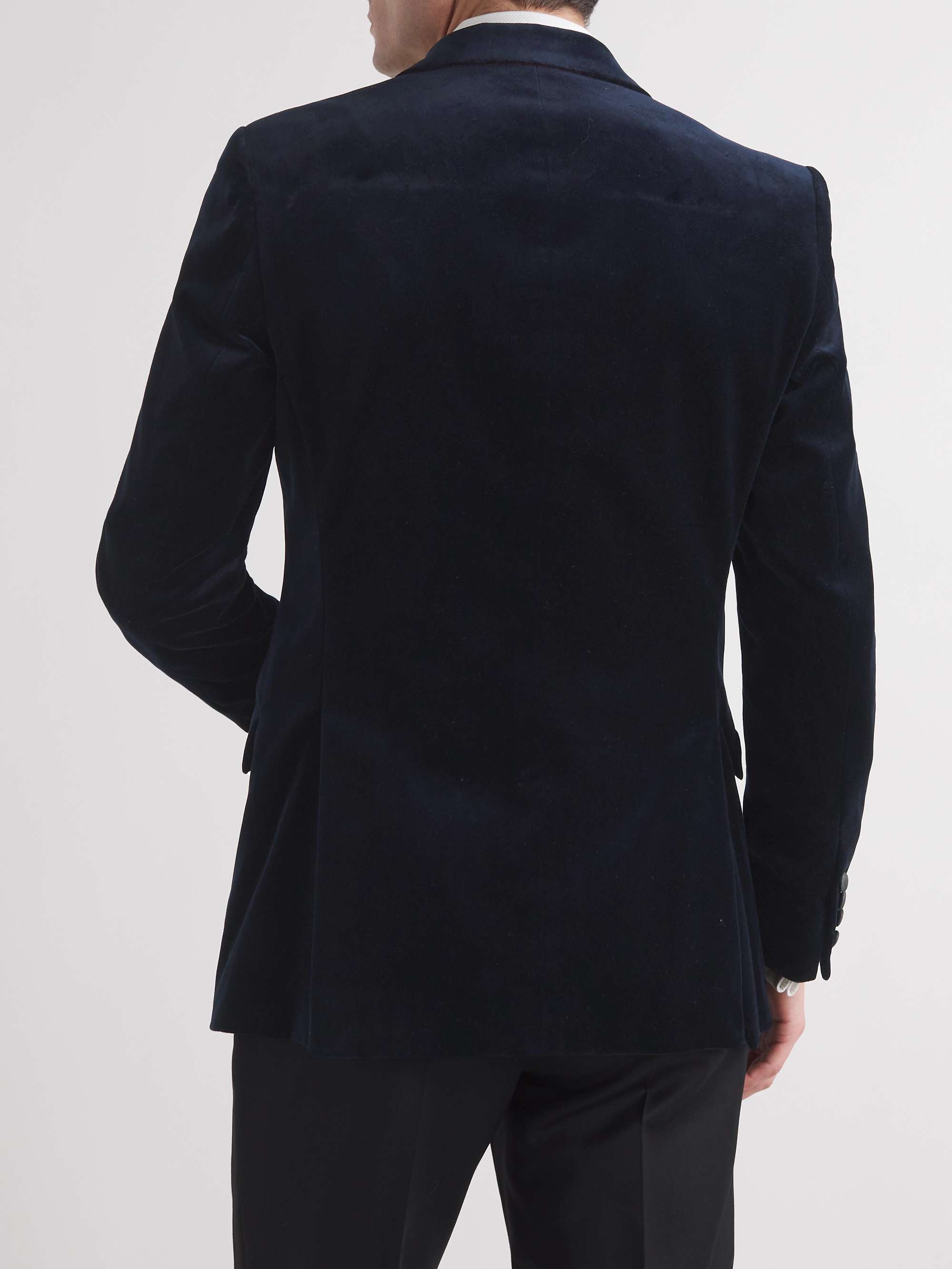 Cotton-Velvet Tuxedo Jacket view