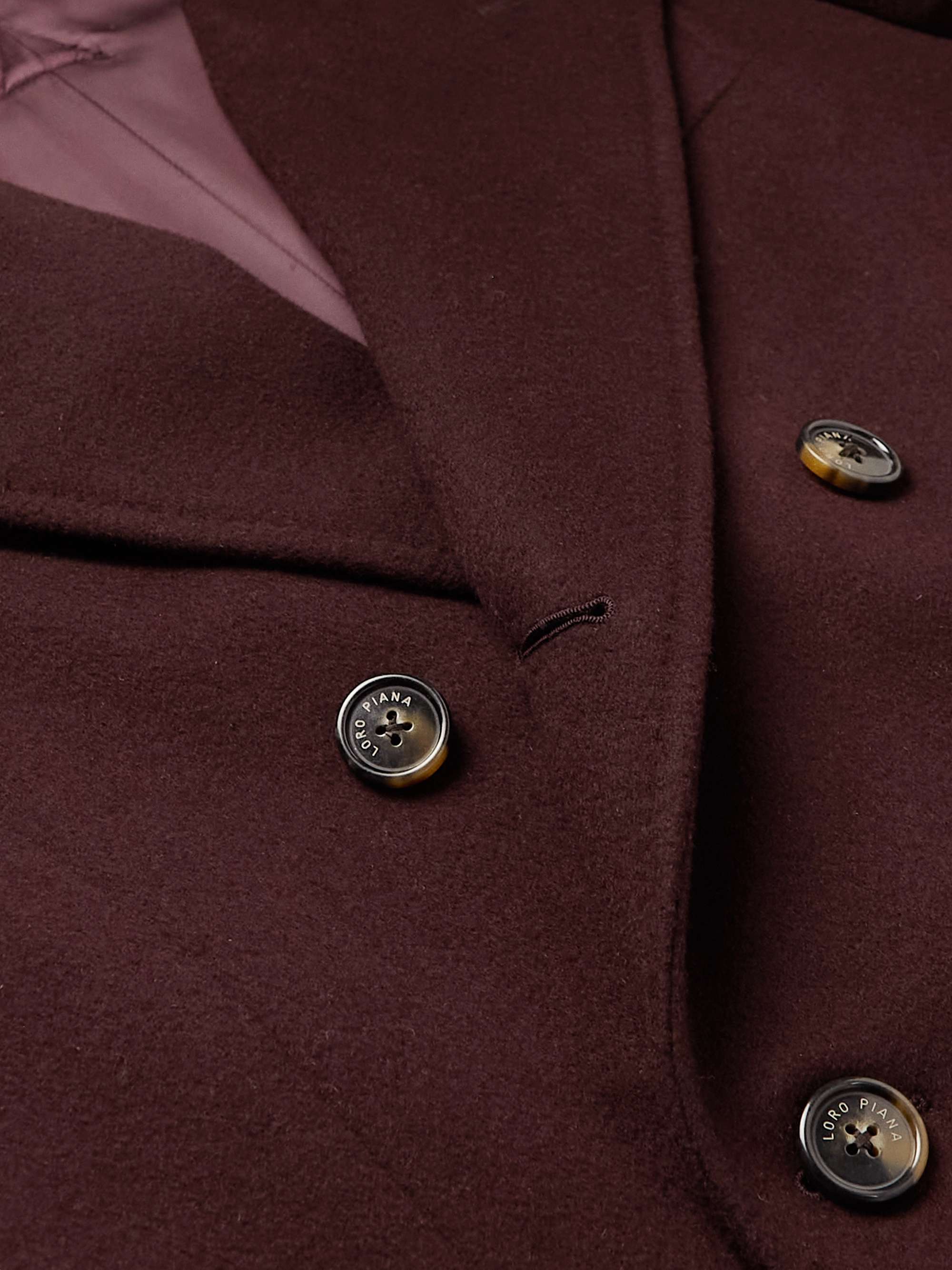 Double-Breasted Cashmere Coat view