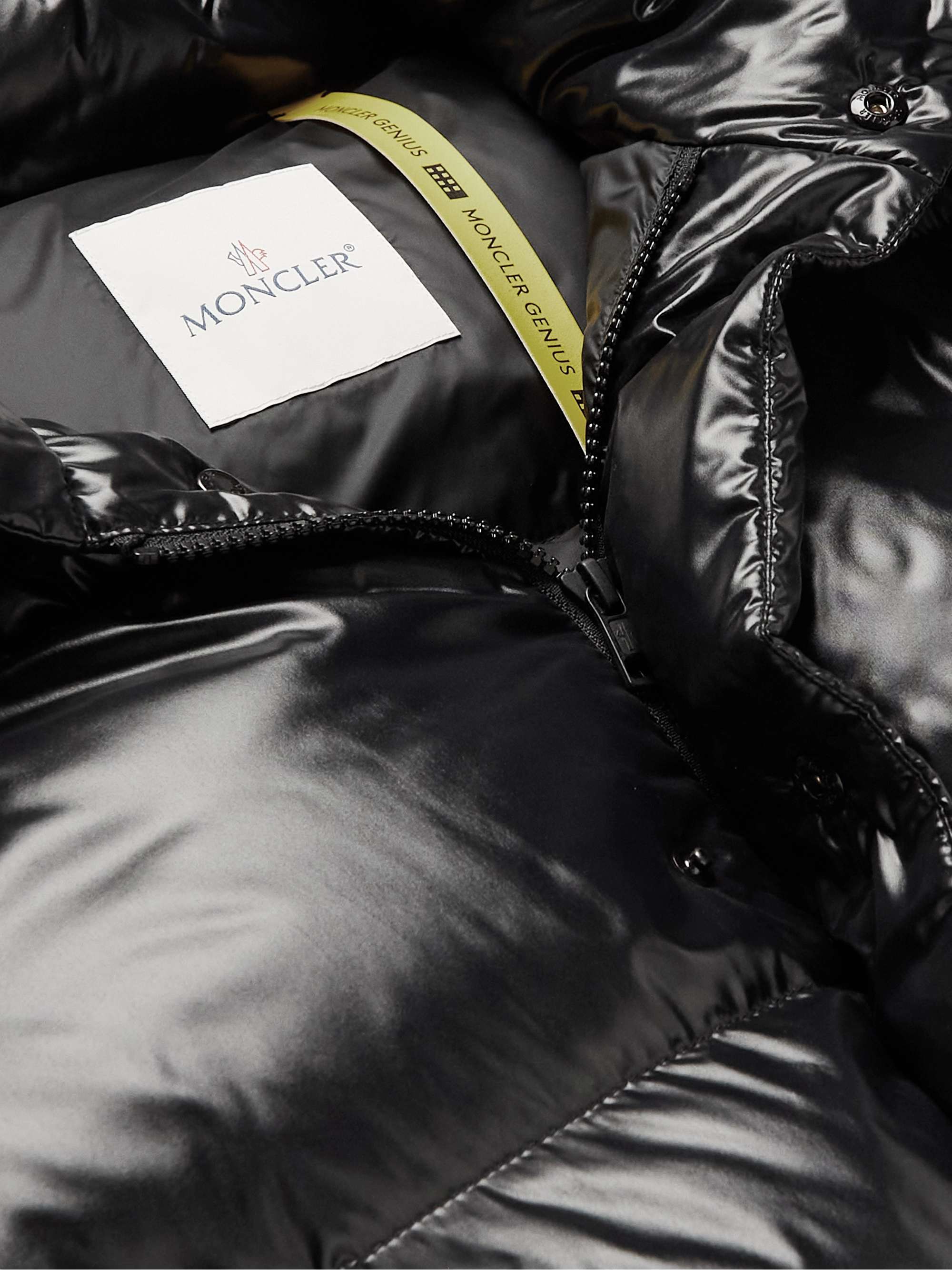 7 Moncler FRGMT Hiroshi Fujiwara Quinlan Quilted Shell and Leather Down Jacket view