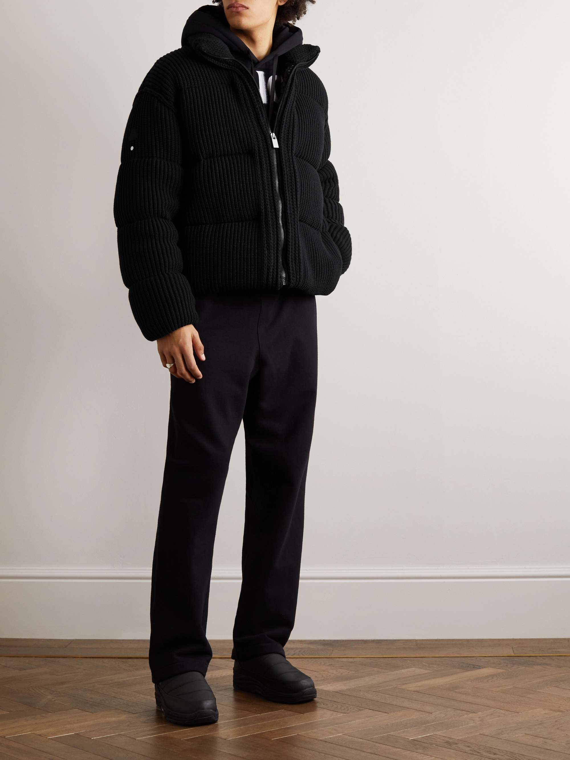 6 Moncler 1017 ALYX 9SM Quilted Ribbed-Knit Down Jacket view