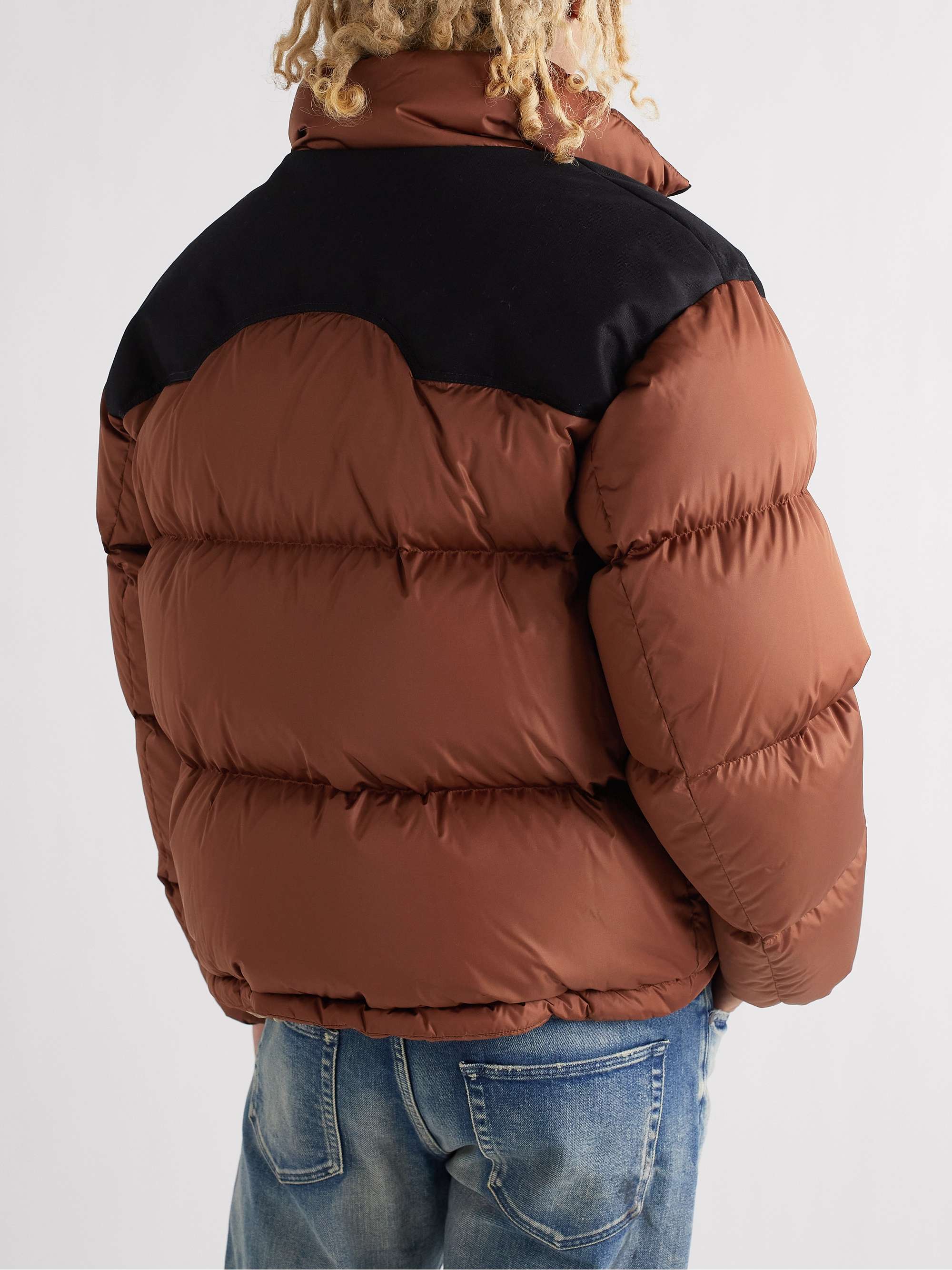 + Palm Angels Nevin Quilted Padded Shell Down Jacket view
