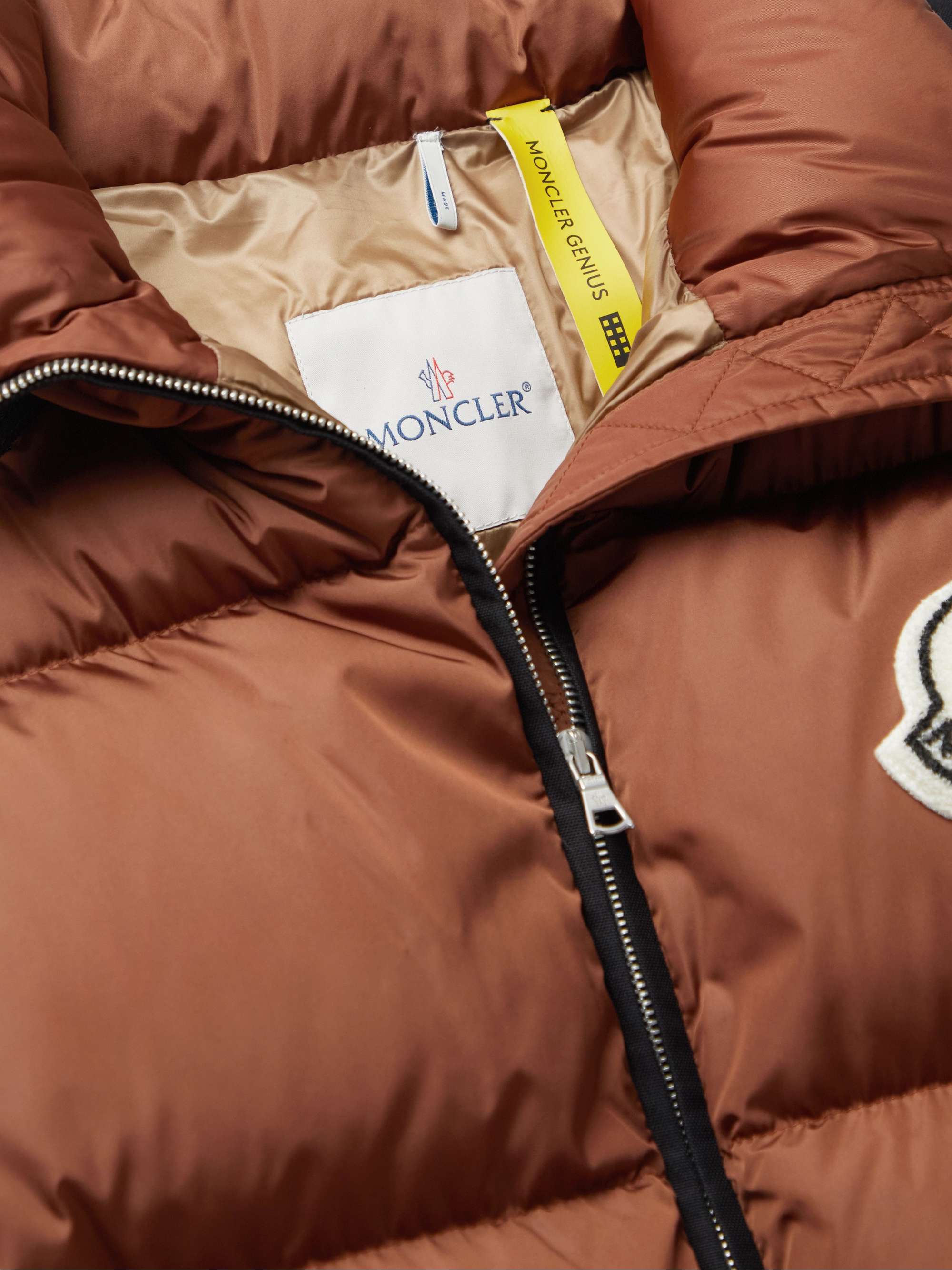 + Palm Angels Nevin Quilted Padded Shell Down Jacket view