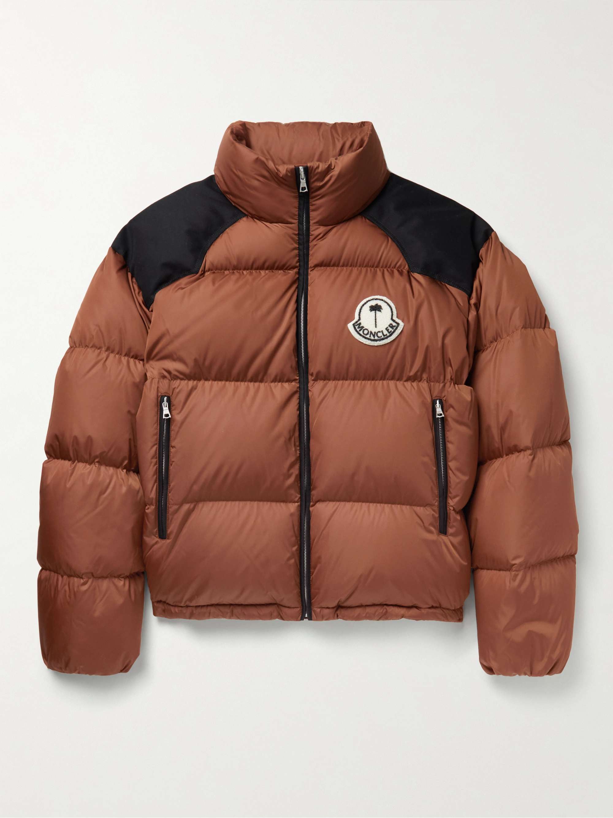 + Palm Angels Nevin Quilted Padded Shell Down Jacket view