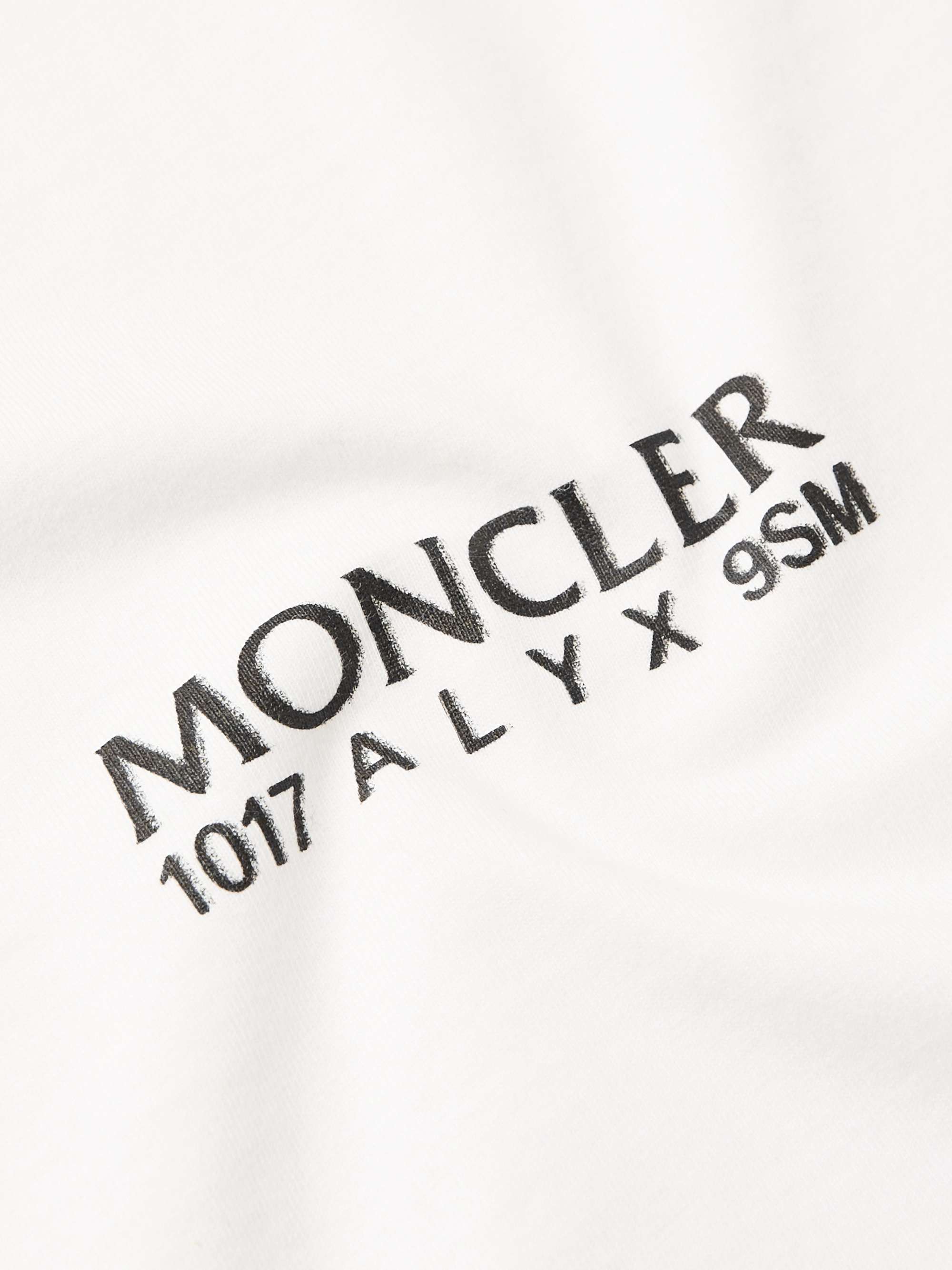 6 Moncler 1017 ALYX 9SM Logo-Embellished Cotton-Jersey T-Shirt view