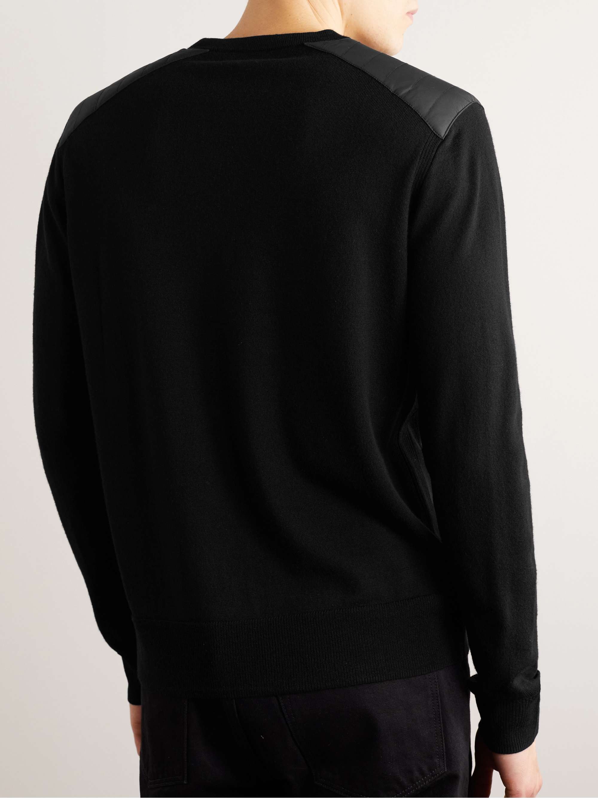 Kerrigan Ribbed Panelled Merino Wool Sweater view