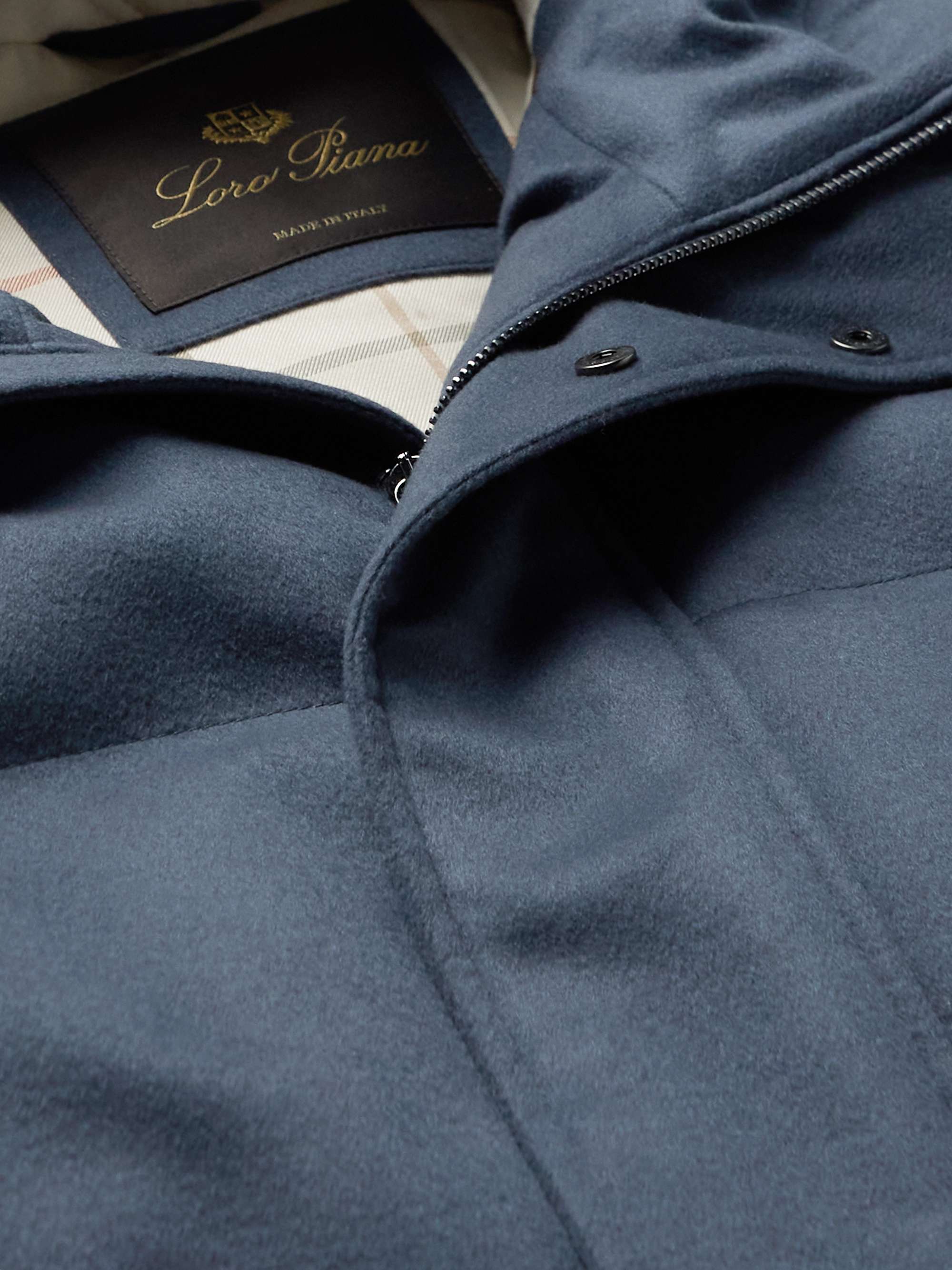 Quilted Cashmere Down Parka view
