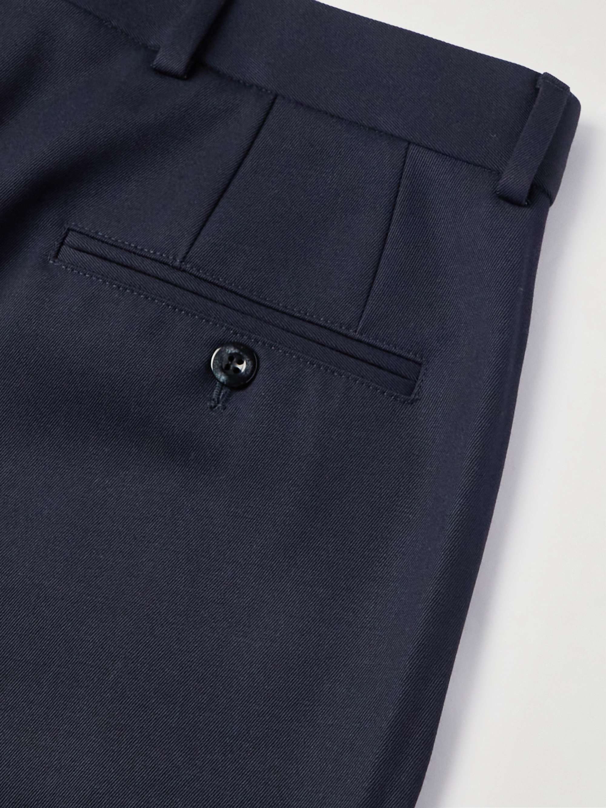 City Slim-Fit Virgin Wool Trousers view