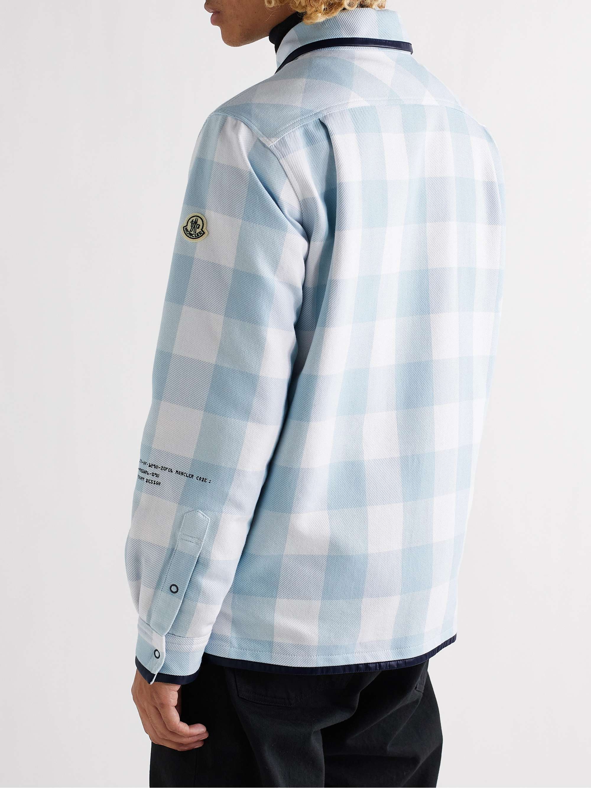7 Moncler FRGMT Hiroshi Fujiwara Checked Cotton Down Shirt Jacket view