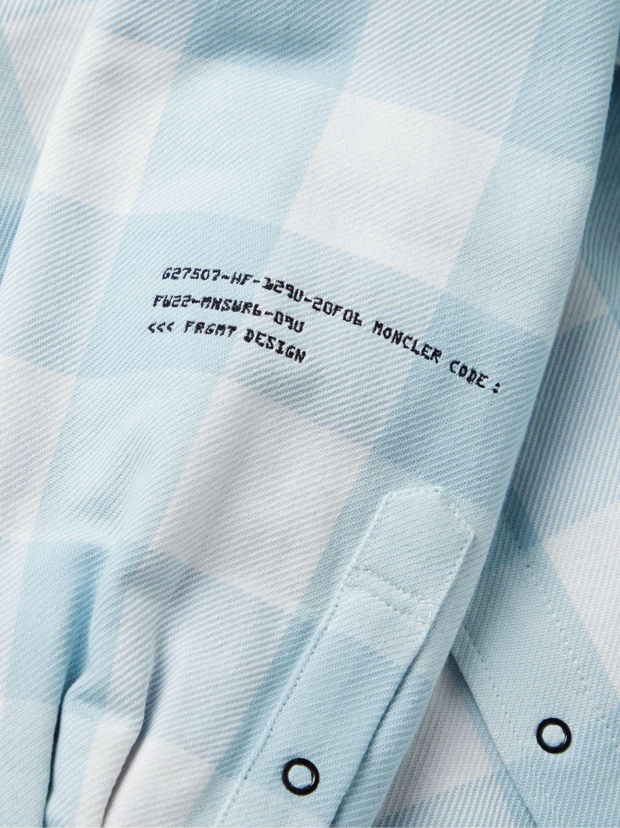 7 Moncler FRGMT Hiroshi Fujiwara Checked Cotton Down Shirt Jacket view