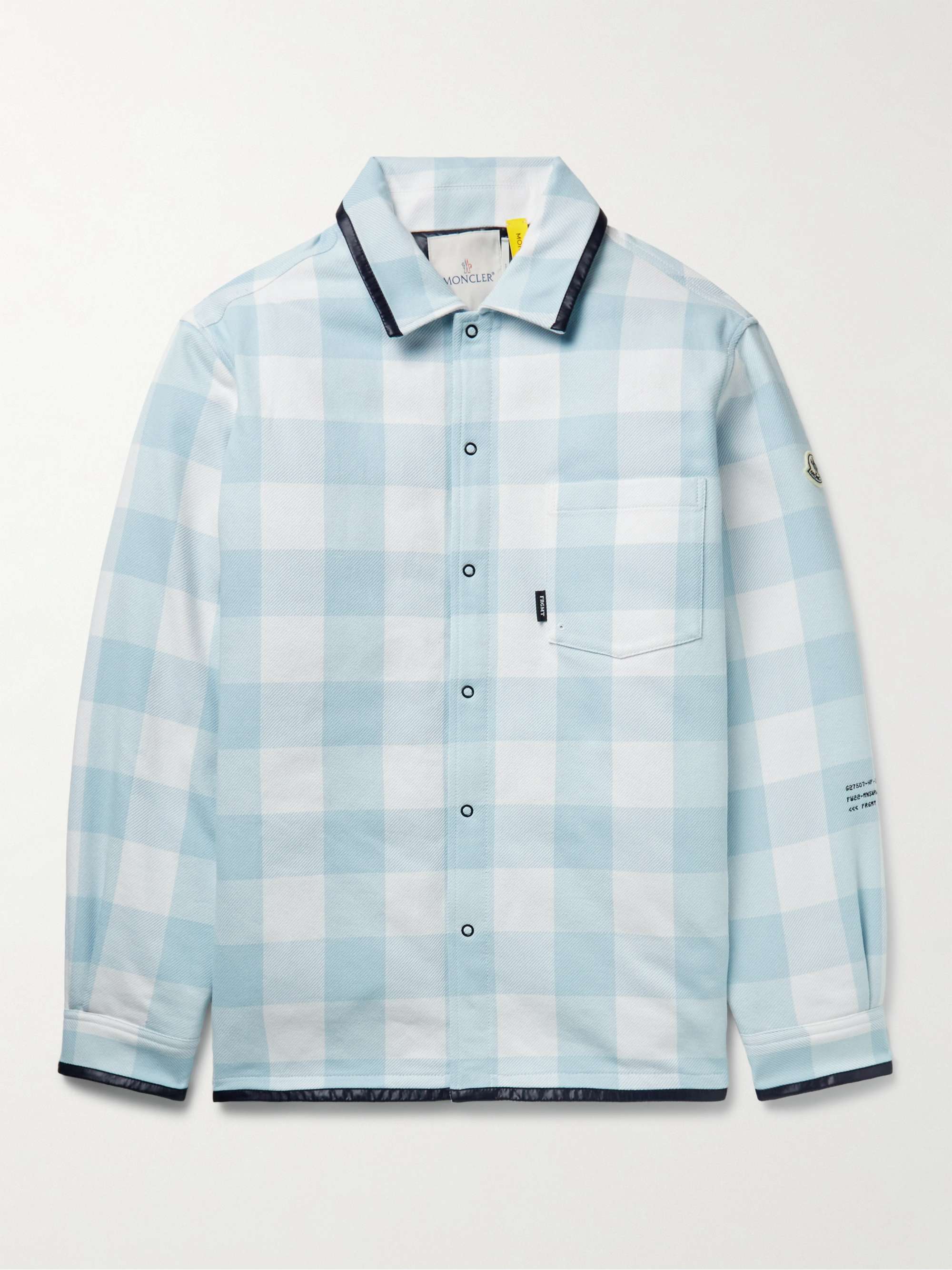 7 Moncler FRGMT Hiroshi Fujiwara Checked Cotton Down Shirt Jacket view
