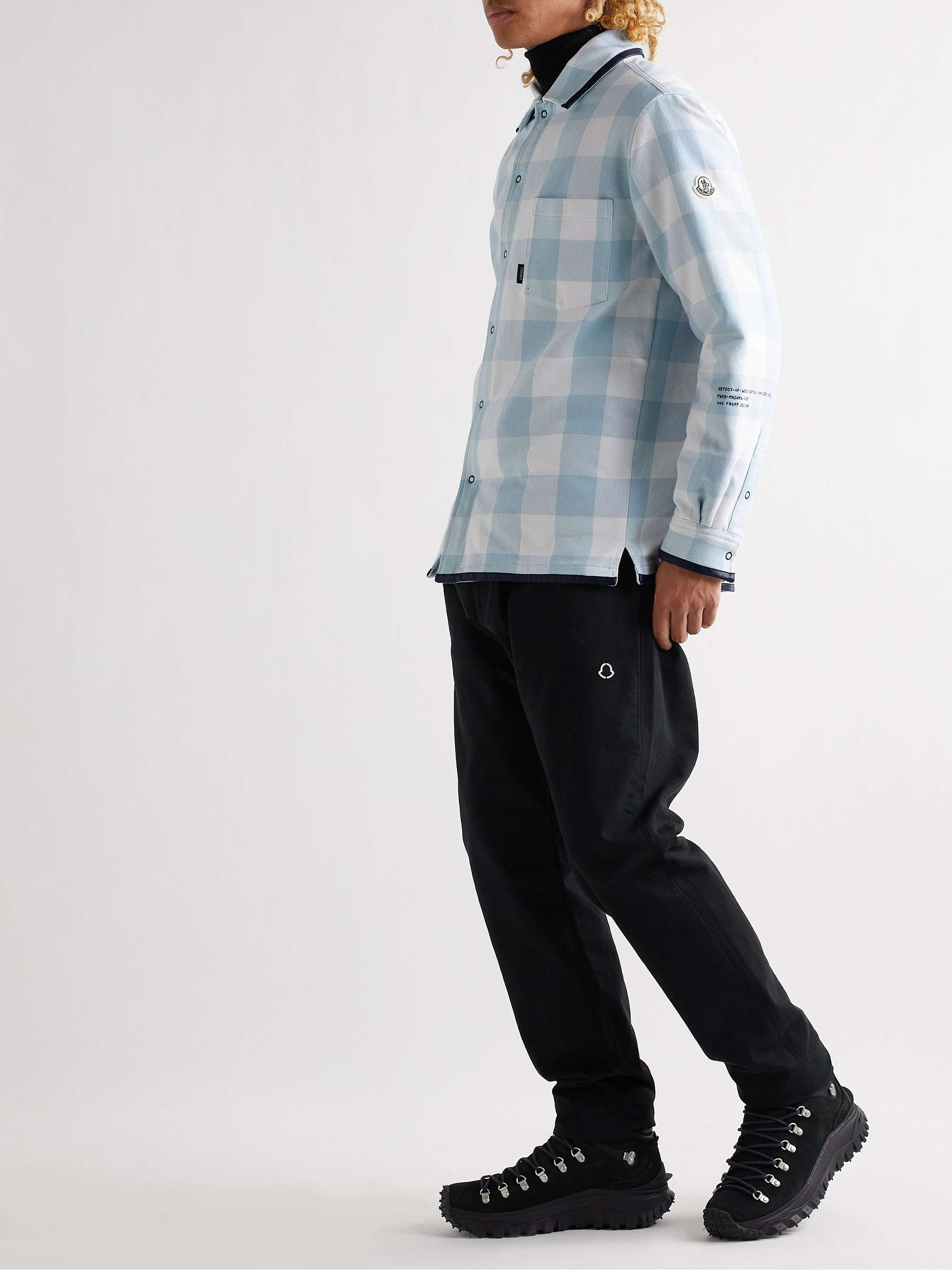 7 Moncler FRGMT Hiroshi Fujiwara Checked Cotton Down Shirt Jacket view