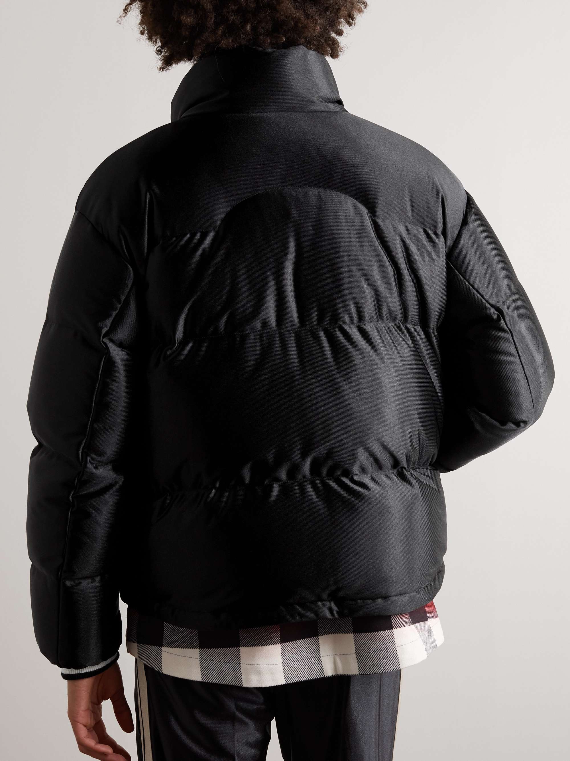 + 8 Palm Angels Keon Logo-Appliquéd Quilted Shell Down Jacket view