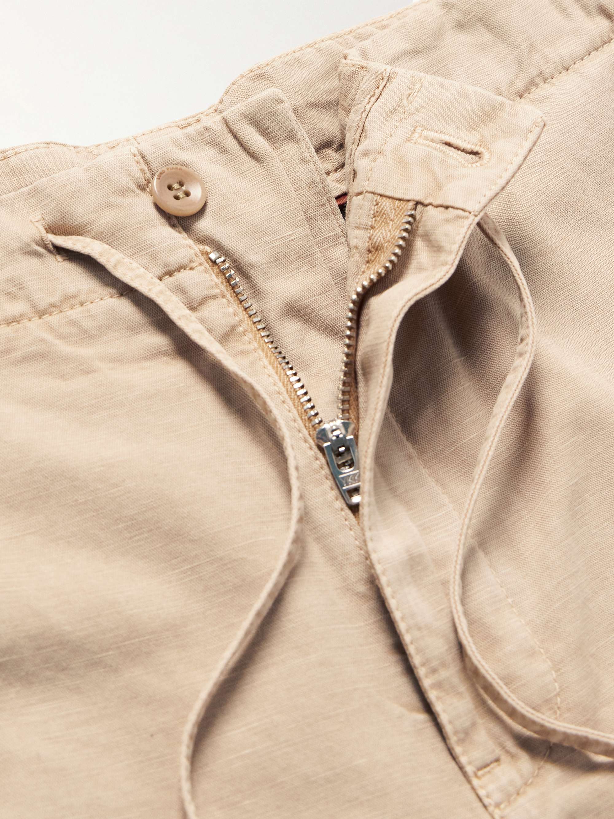 Straight-Leg Cotton-Blend Bermuda Shorts view