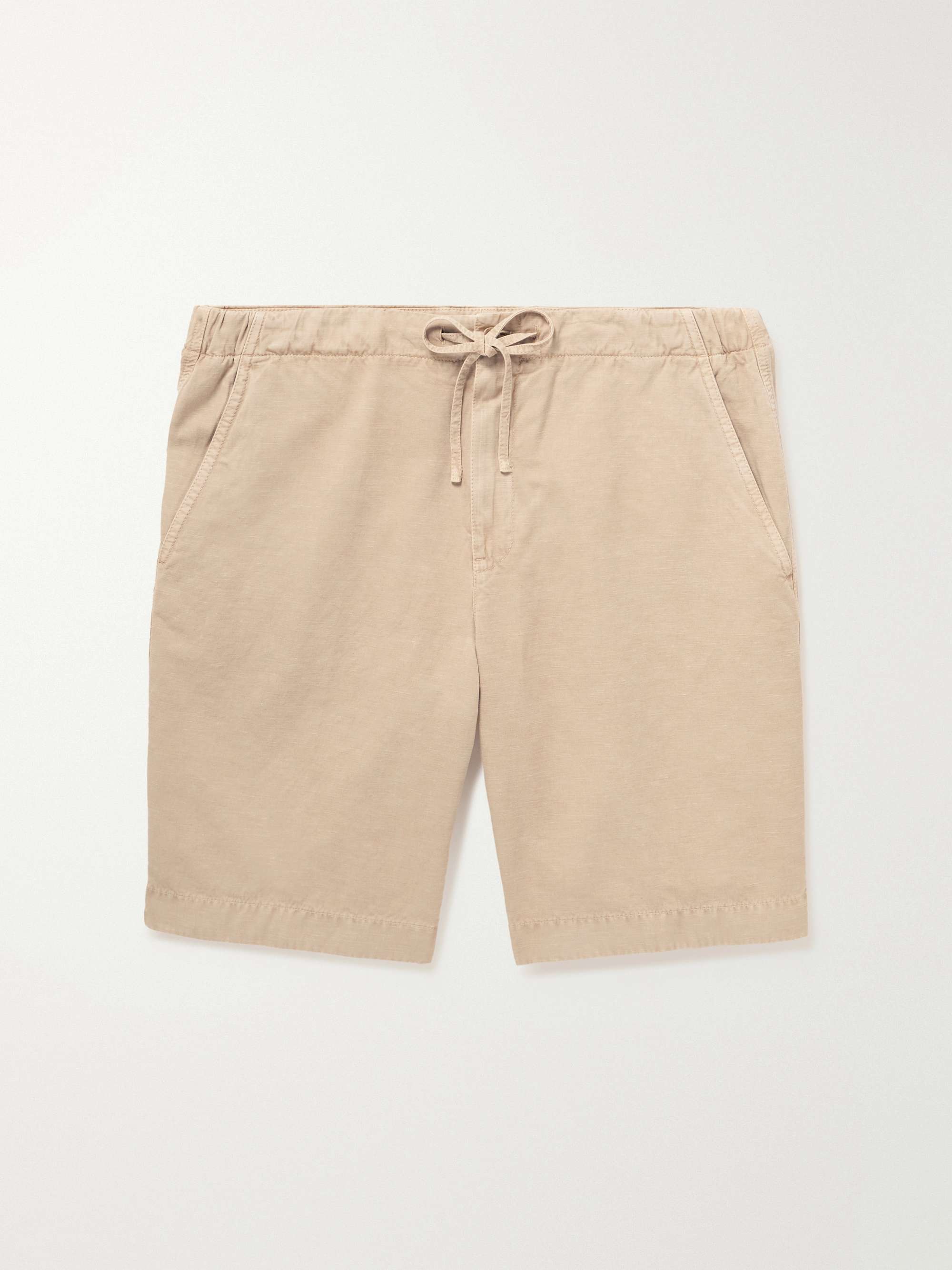 Straight-Leg Cotton-Blend Bermuda Shorts view