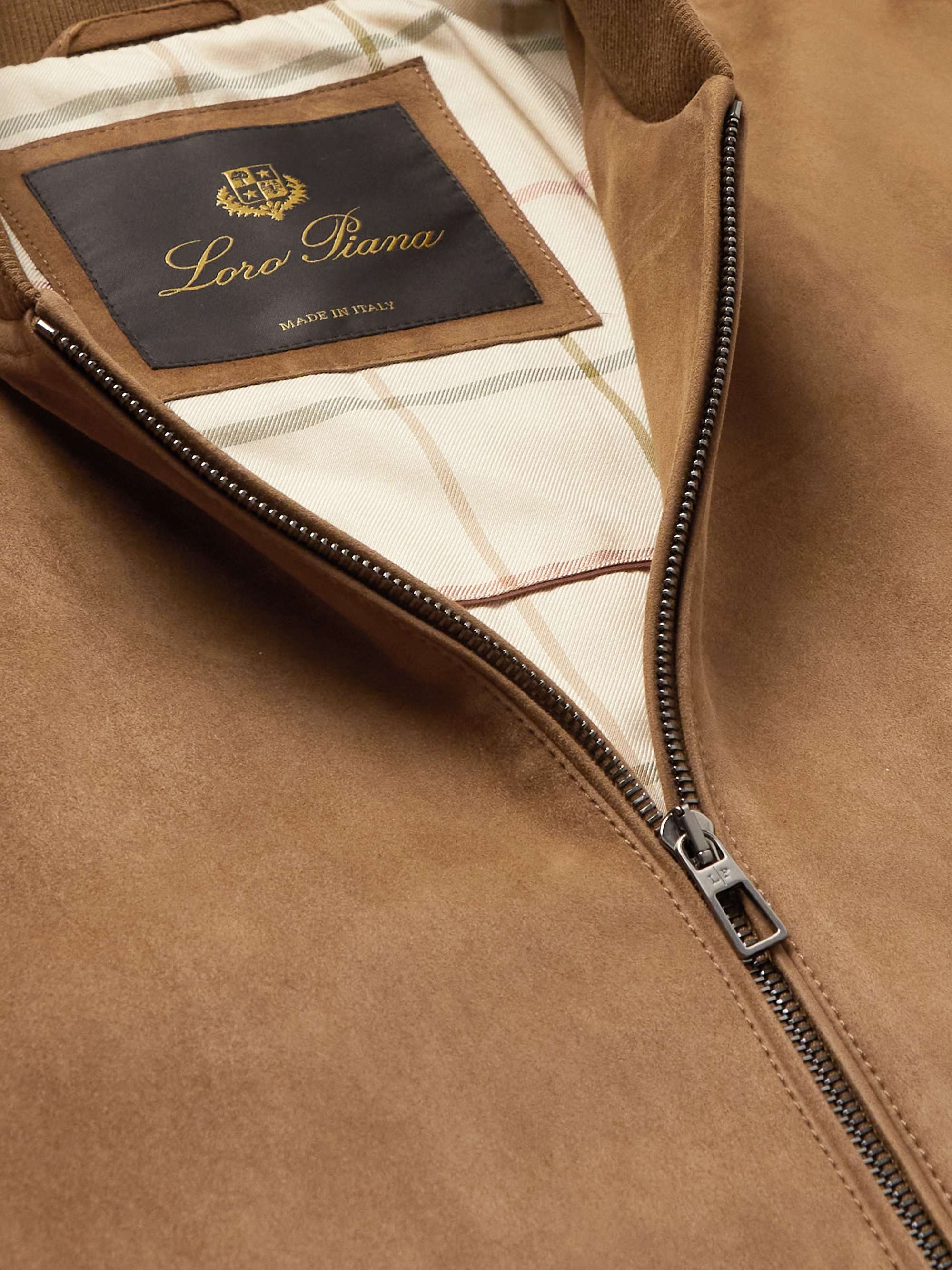 LP IVY Suede Bomber Jacket view