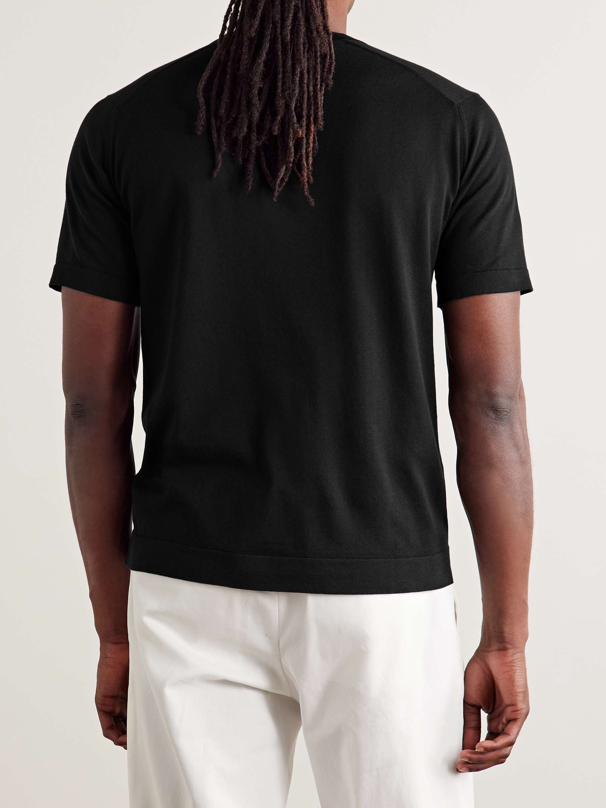 Lorca Slim-Fit Sea Island Cotton T-Shirt view