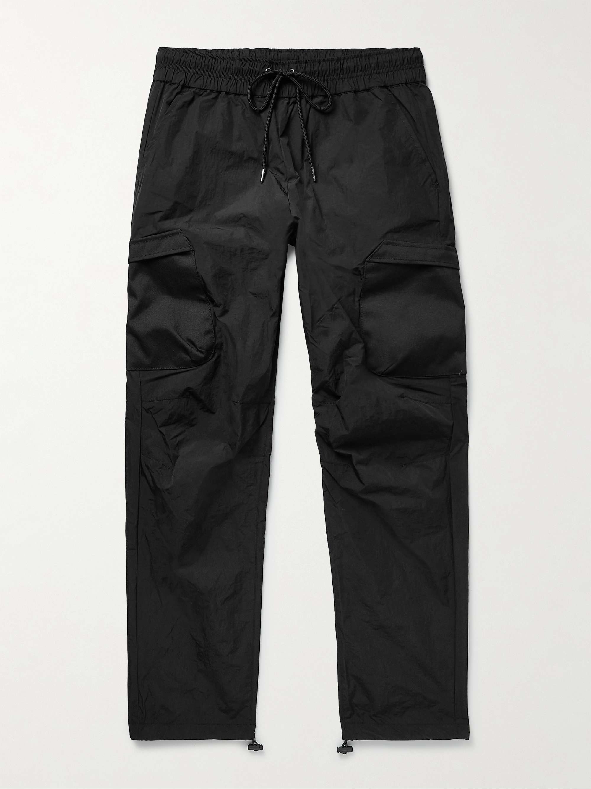 Himalayan Straight-Leg Canvas-Panelled Nylon Cargo Trousers view