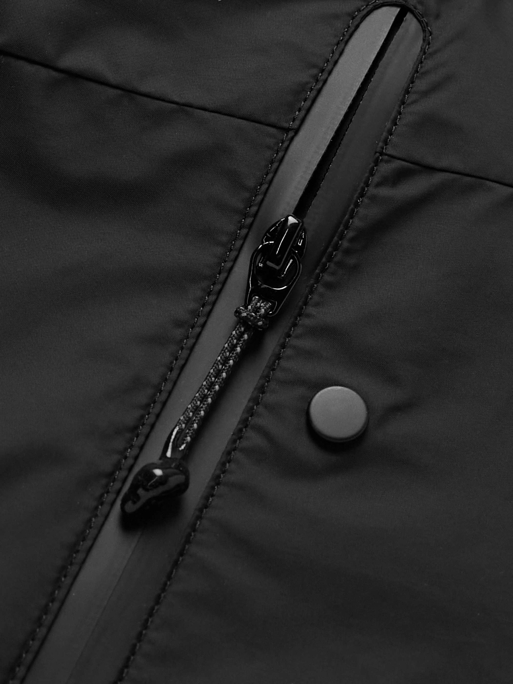 Junichi Logo-Appliquéd Shell Hooded Jacket view
