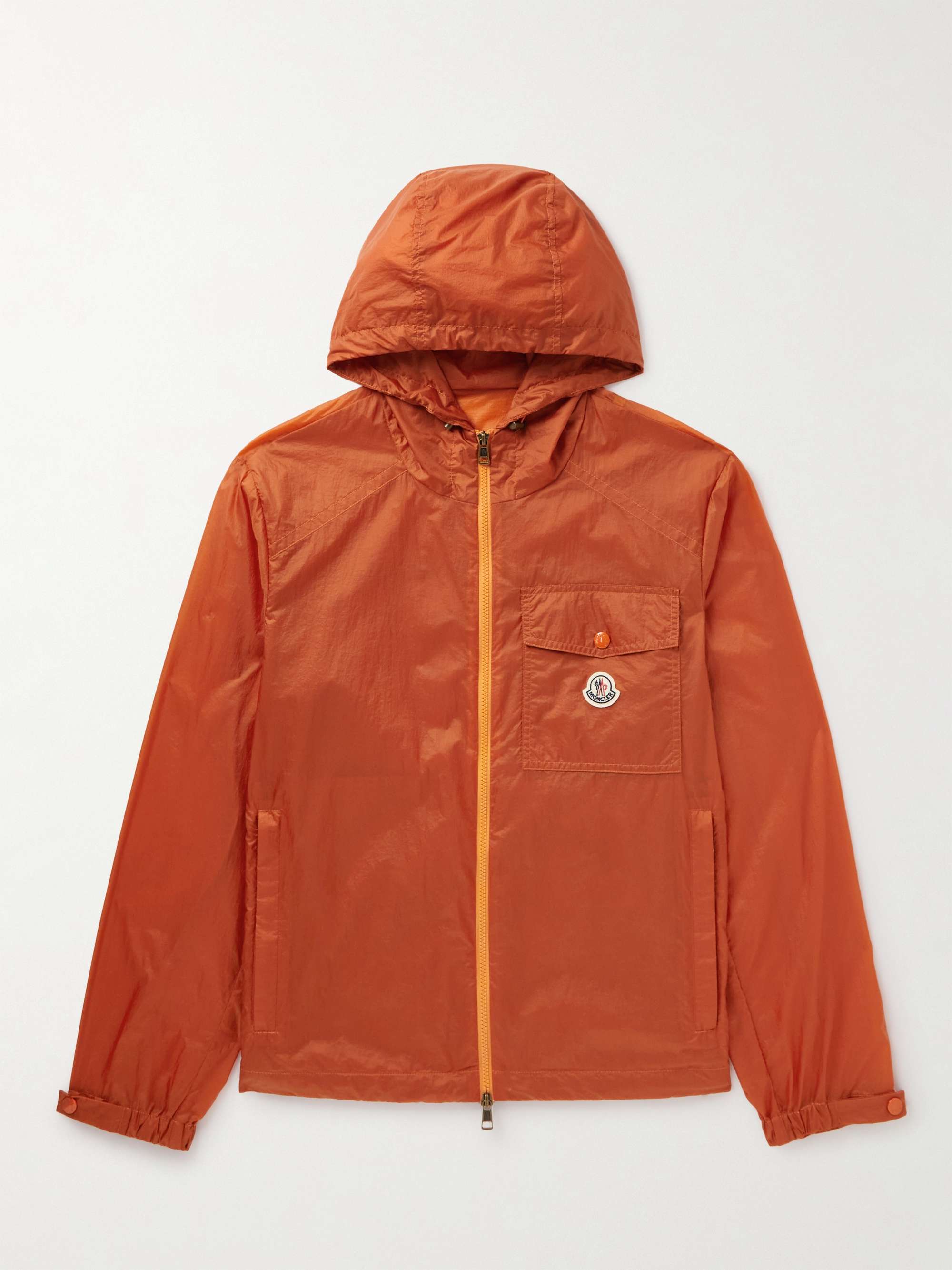 Samakar Logo-Appliquéd Shell Hooded Jacket view