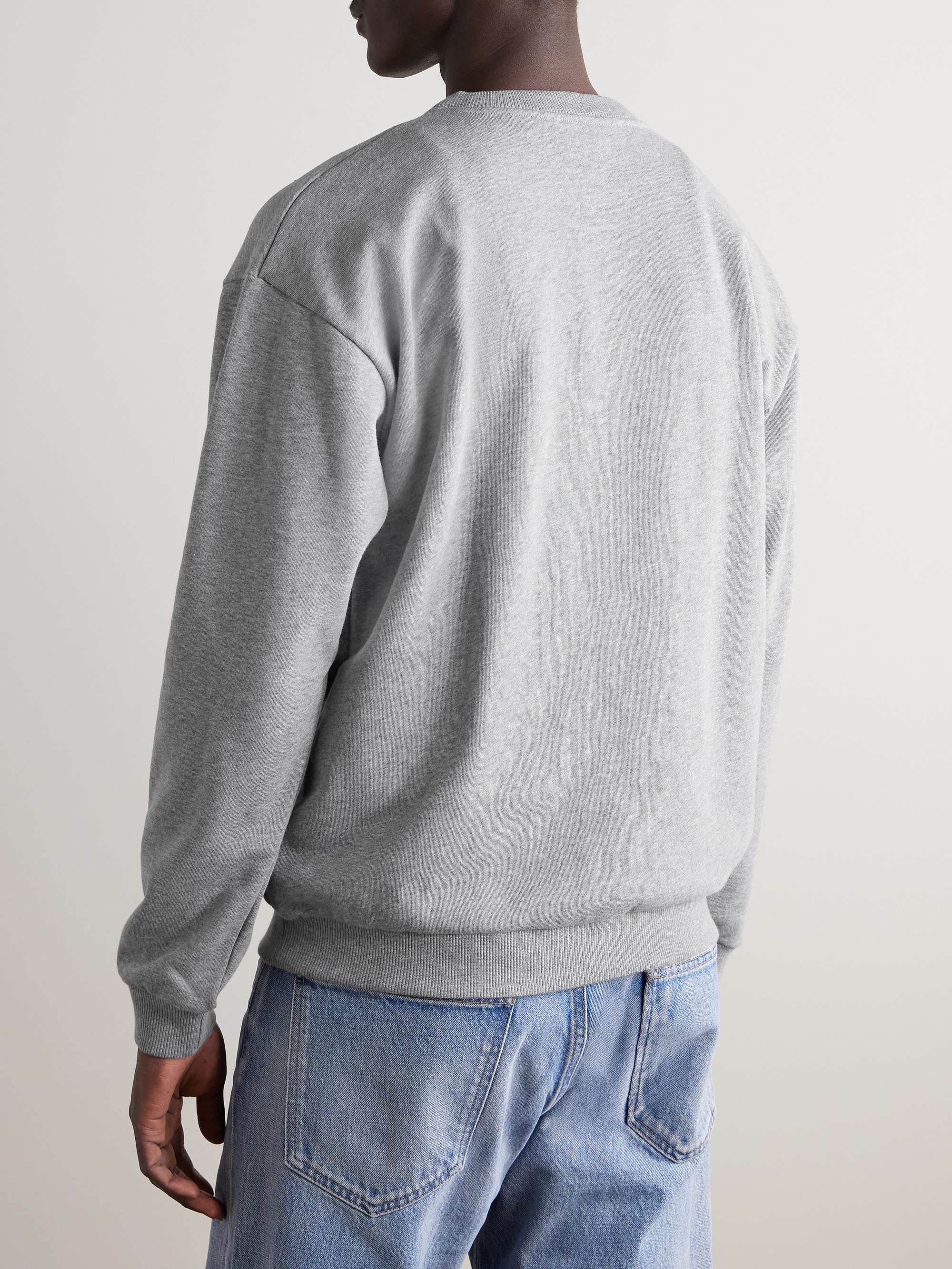 Logo-Print Stretch-Cotton Jersey Sweatshirt view