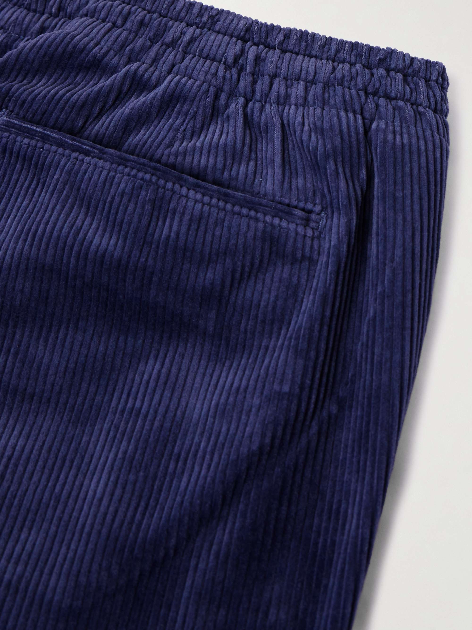 Prepster Straight-Leg Cotton-Corduroy Drawstring Shorts view
