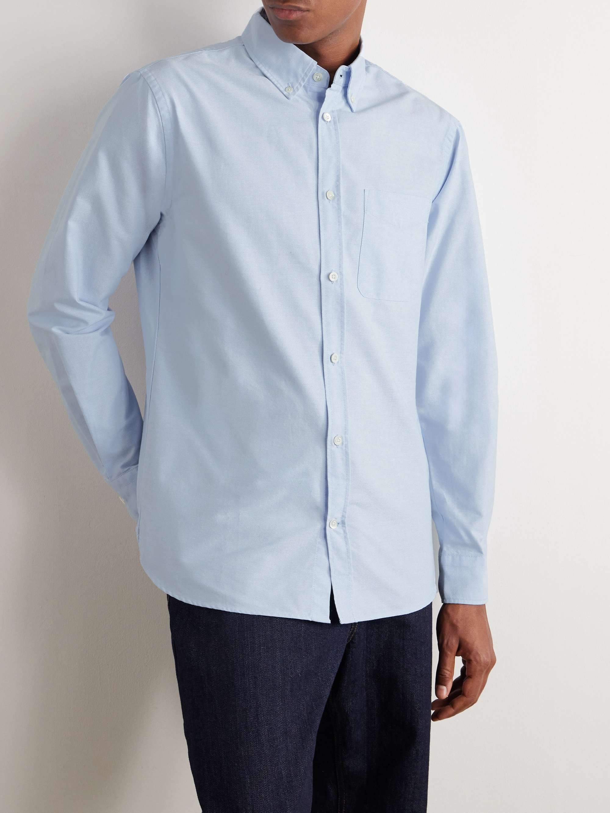 Button-Down Collar Cotton Oxford Shirt view