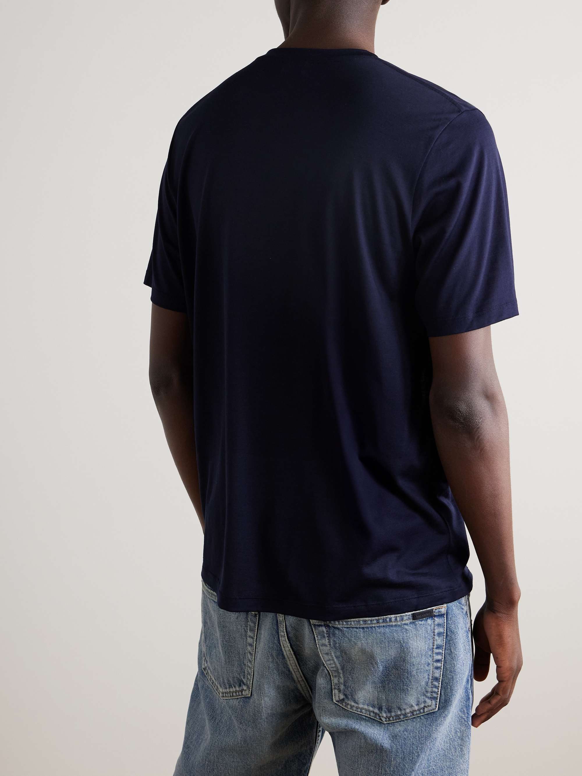 Wool and Silk-Blend T-Shirt view