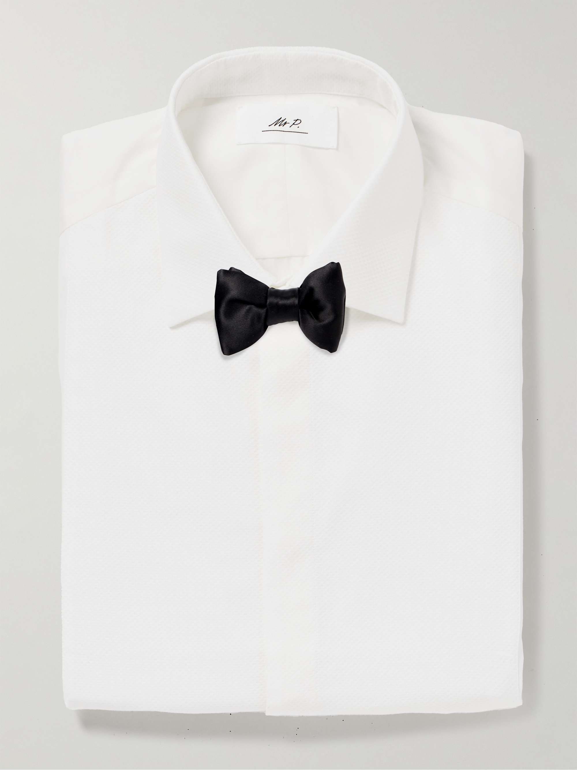 Cotton Bib-Front Tuxedo Shirt view