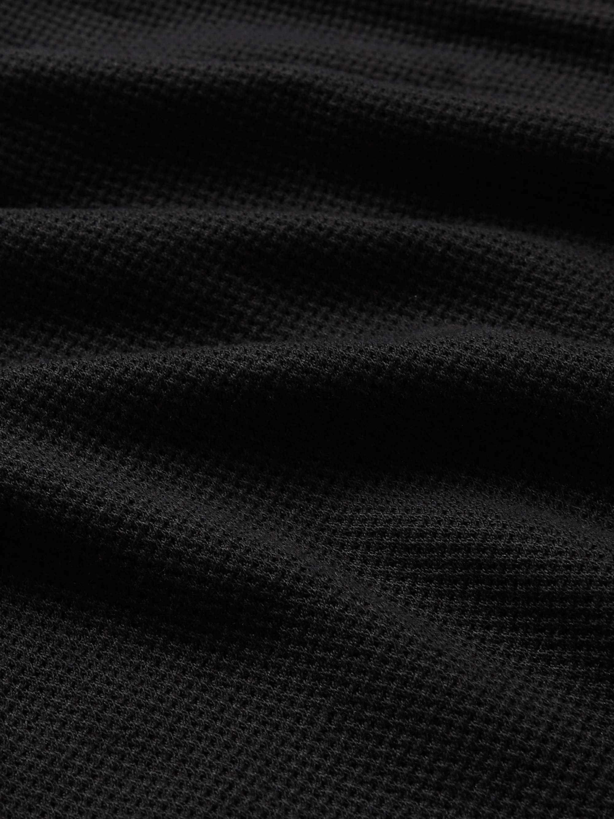 Riviera Slim-Fit Cotton-Mesh Polo Shirt view