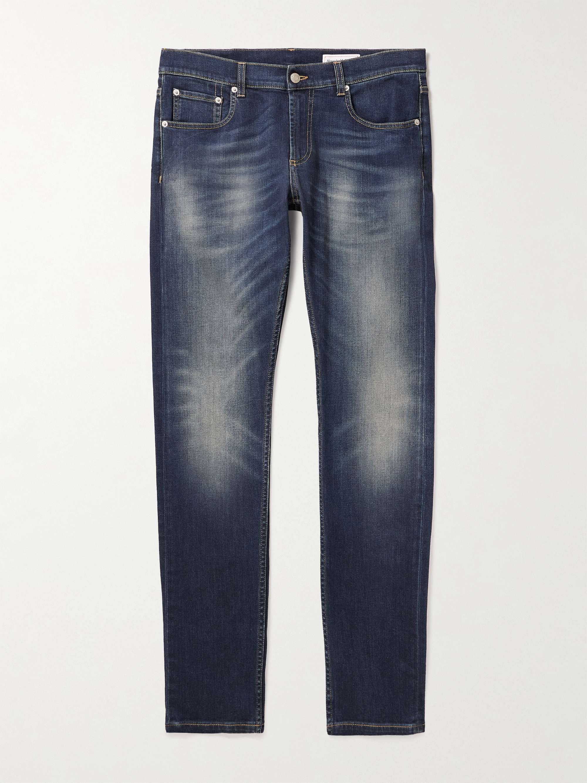 Graffiti Straight-Leg Logo-Embroidered Jeans view