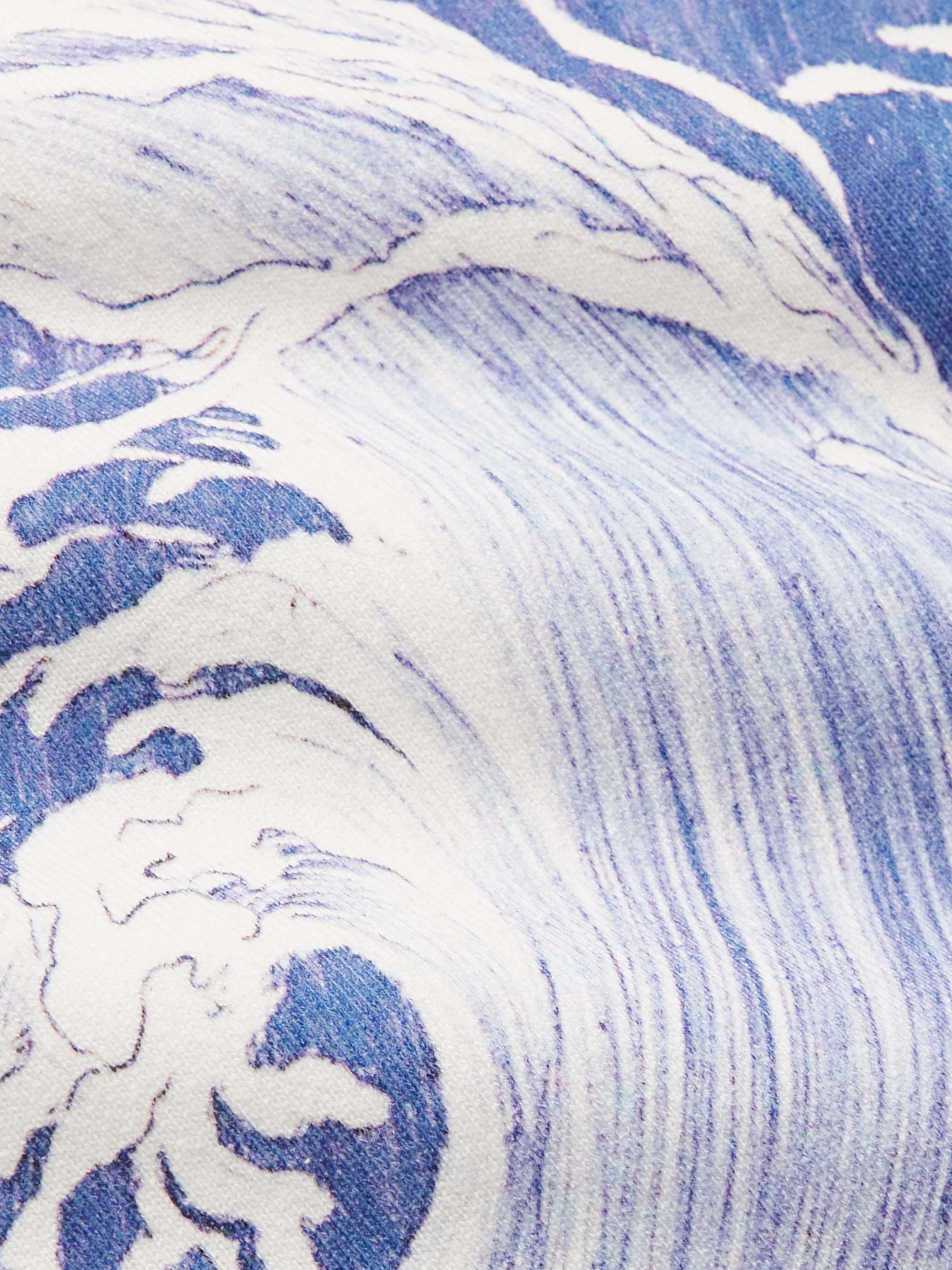 + David Weiss Printed Cotton-Jersey Hoodie view