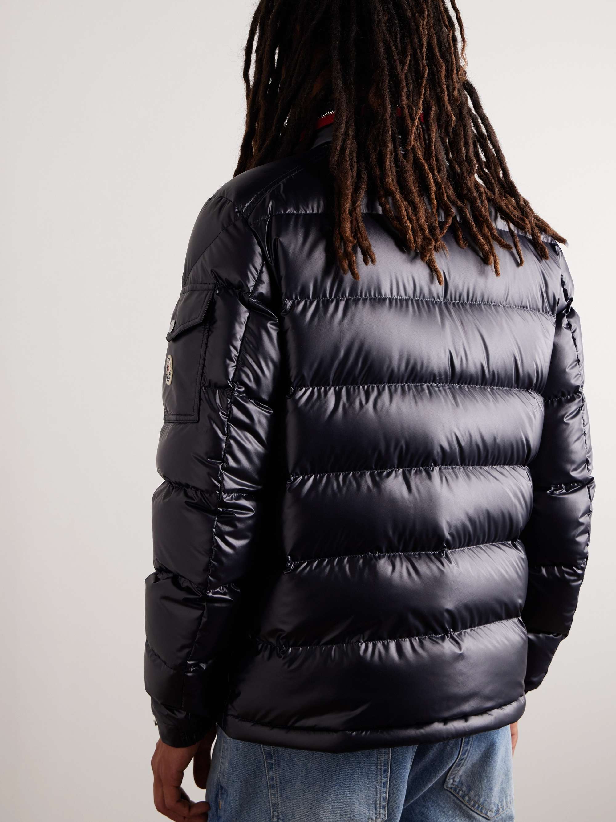 Bourne Logo-Appliquéd Quilted Shell Down Jacket view