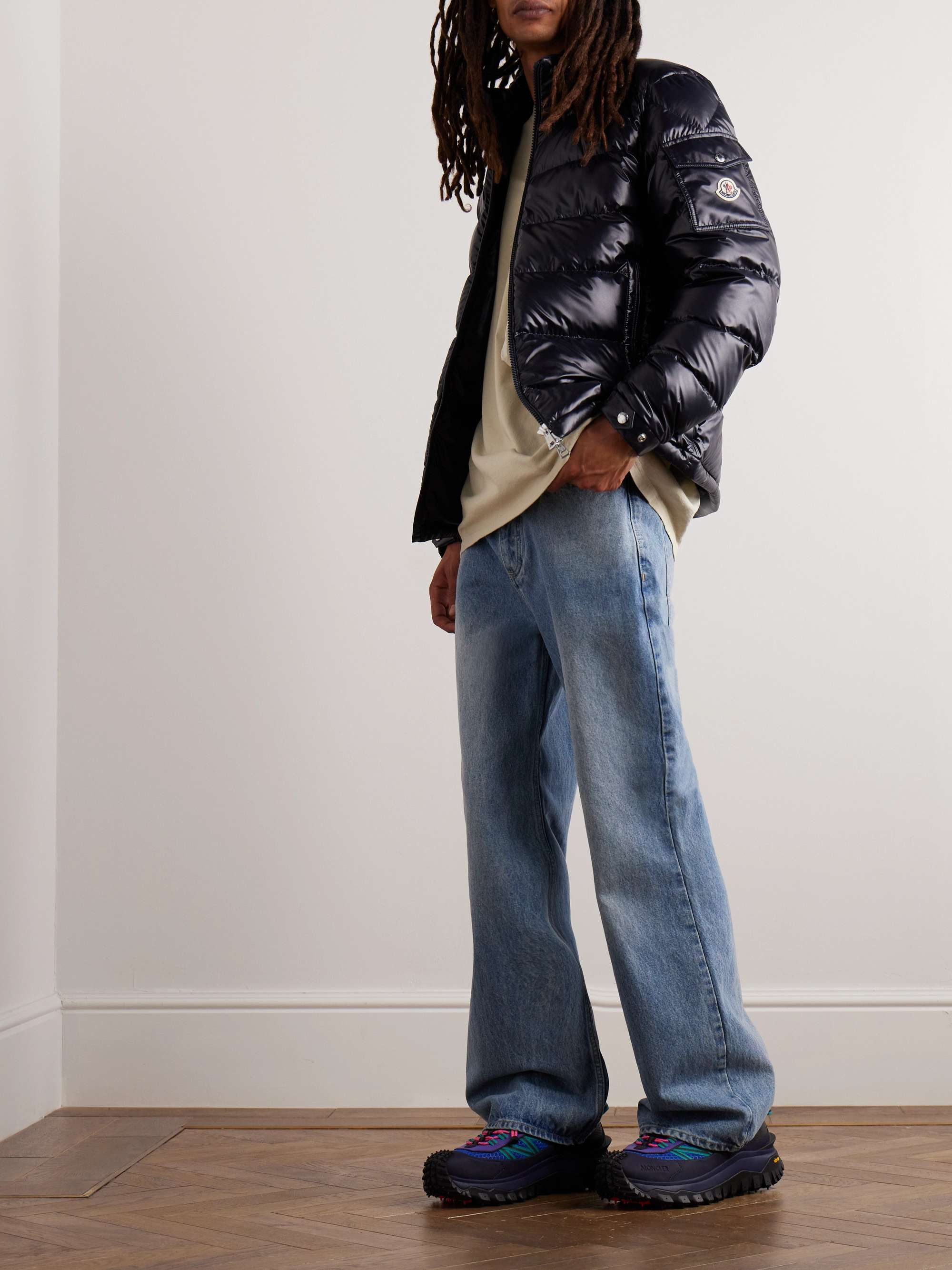 Bourne Logo-Appliquéd Quilted Shell Down Jacket view