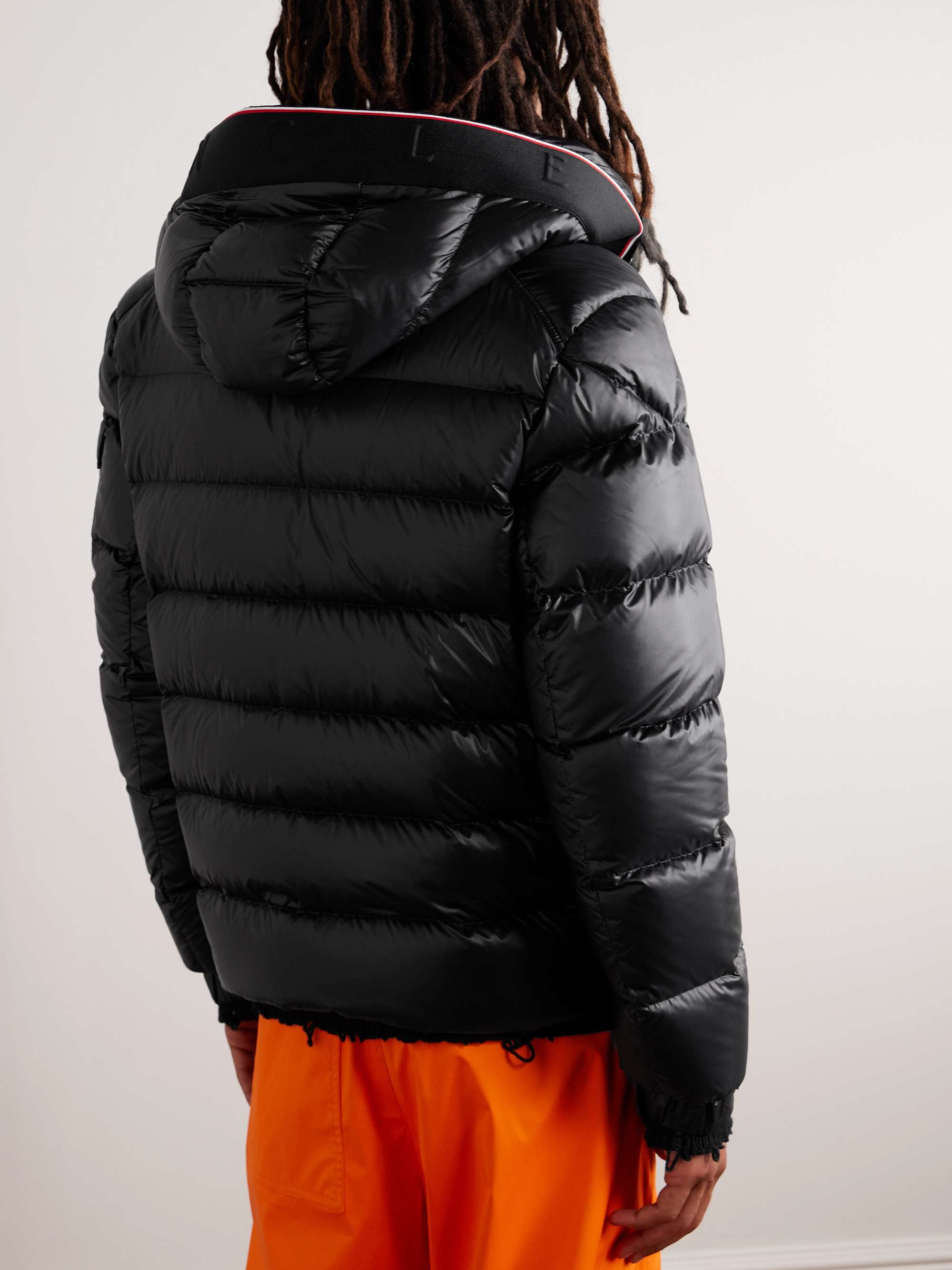Pavin Logo-Appliquéd Quilted Shell Hooded Down Jacket view