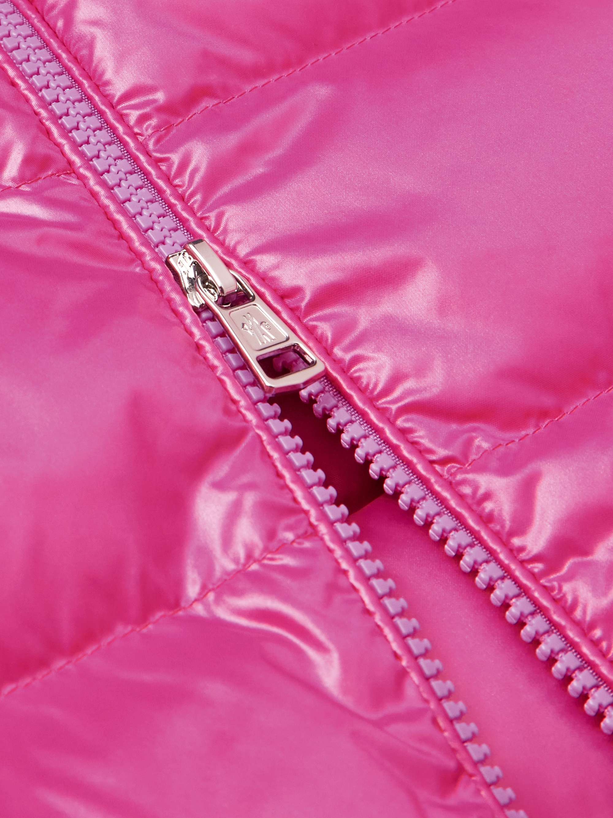 Saulx Logo-Appliquéd Quilted Shell Hooded Down Jacket view