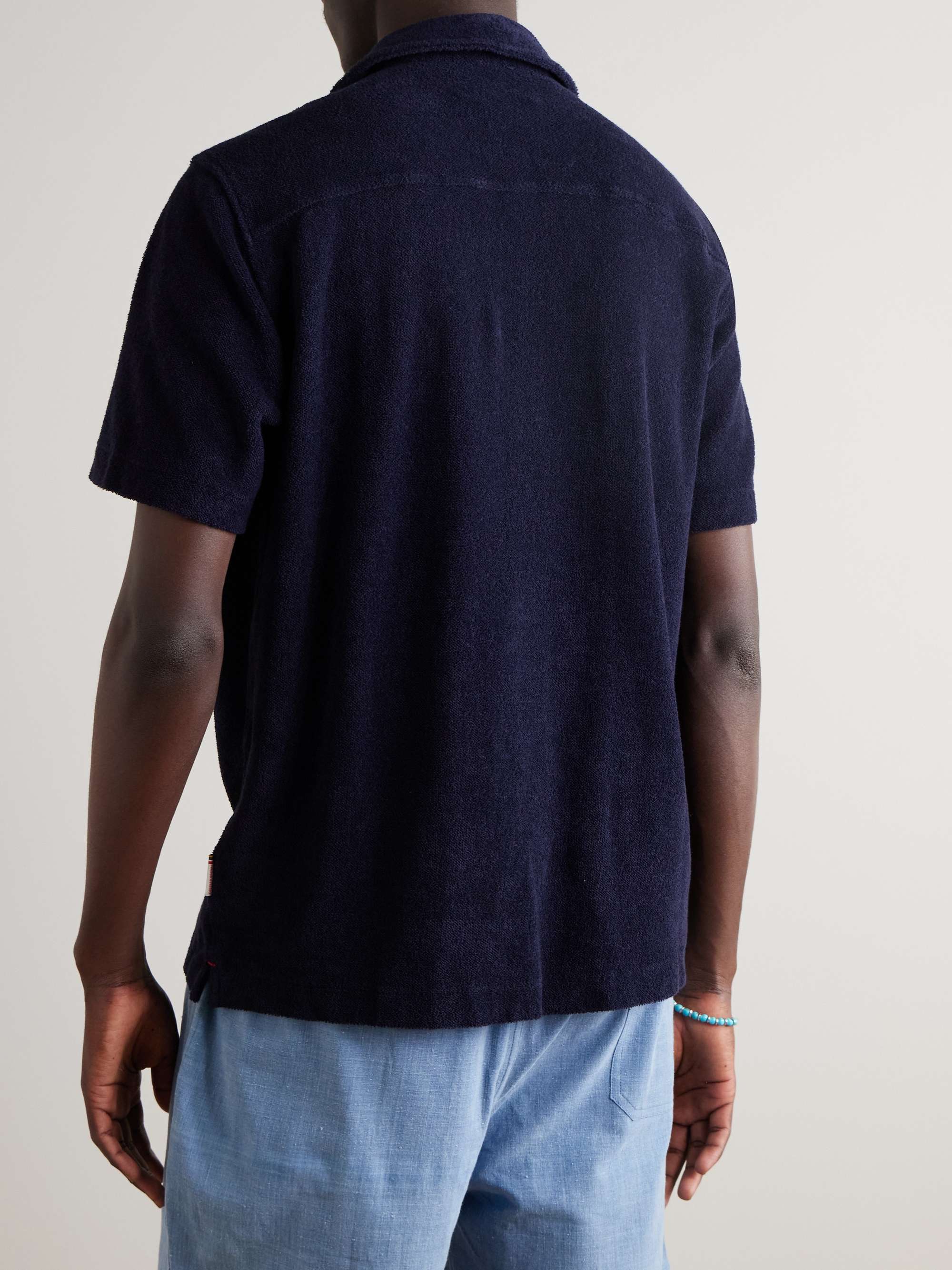 Howell Camp-Collar Cotton-Terry Shirt view