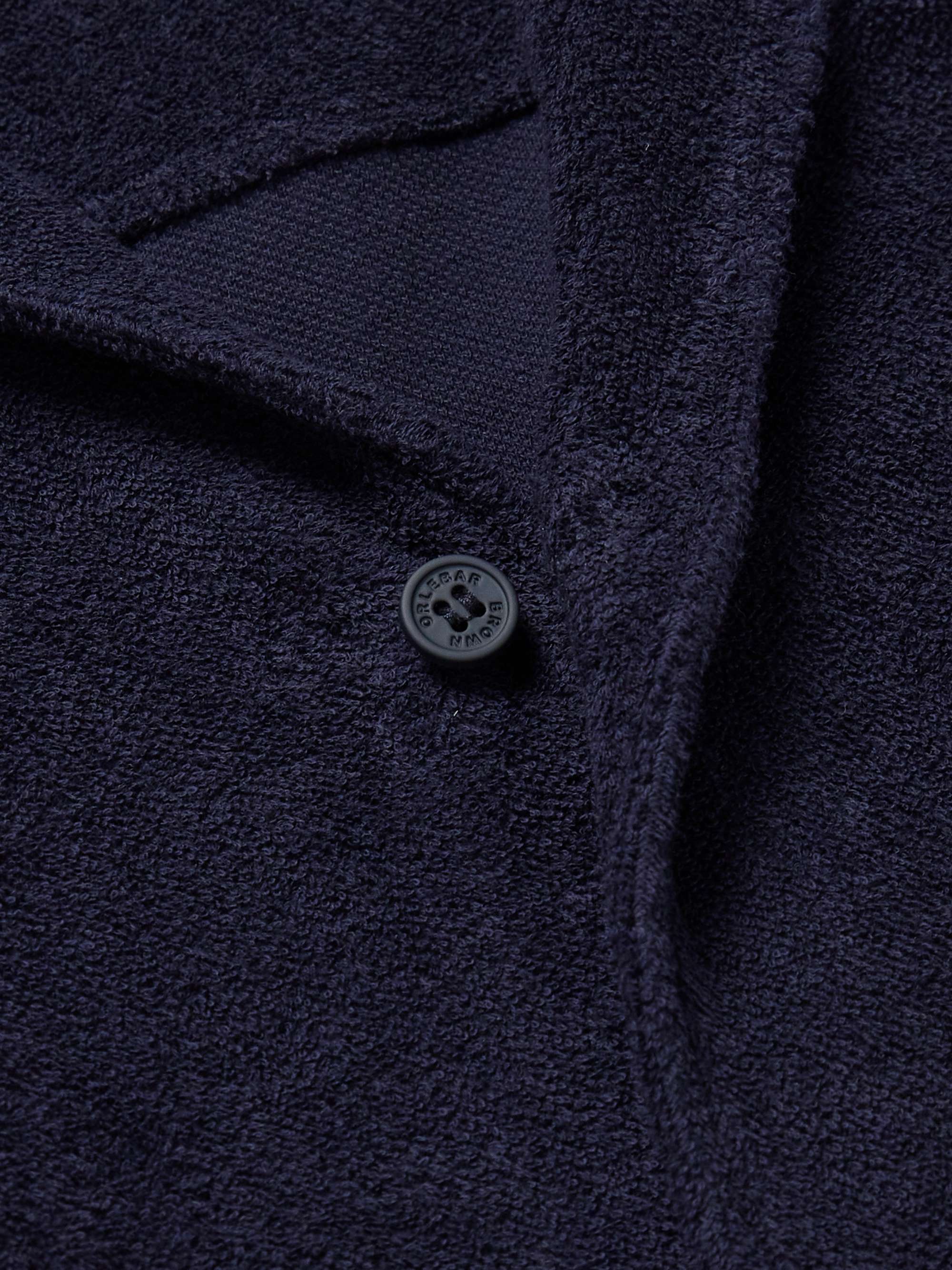 Howell Camp-Collar Cotton-Terry Shirt view