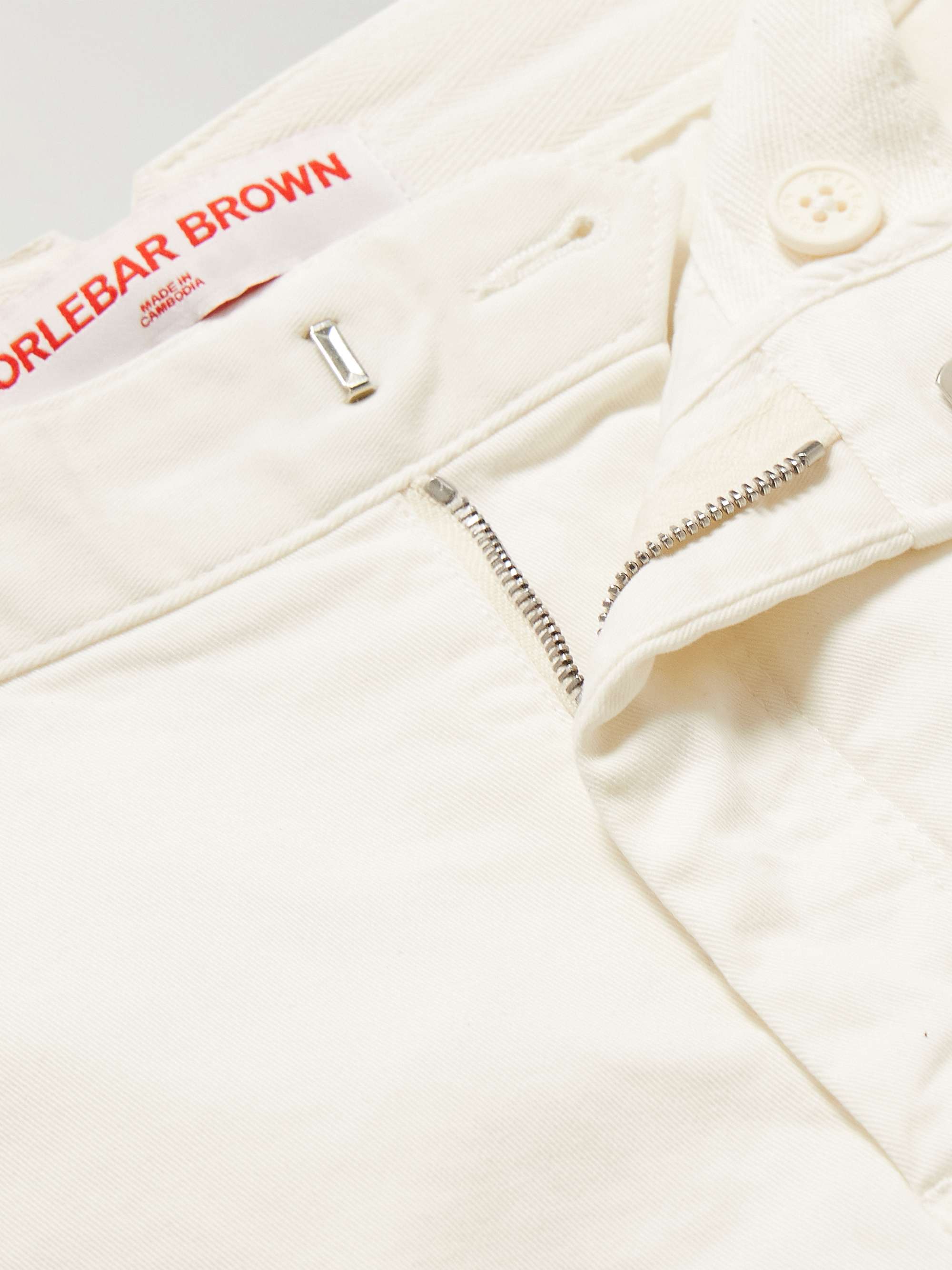 Bulldog Slim-Fit Cotton-Blend Twill Shorts view
