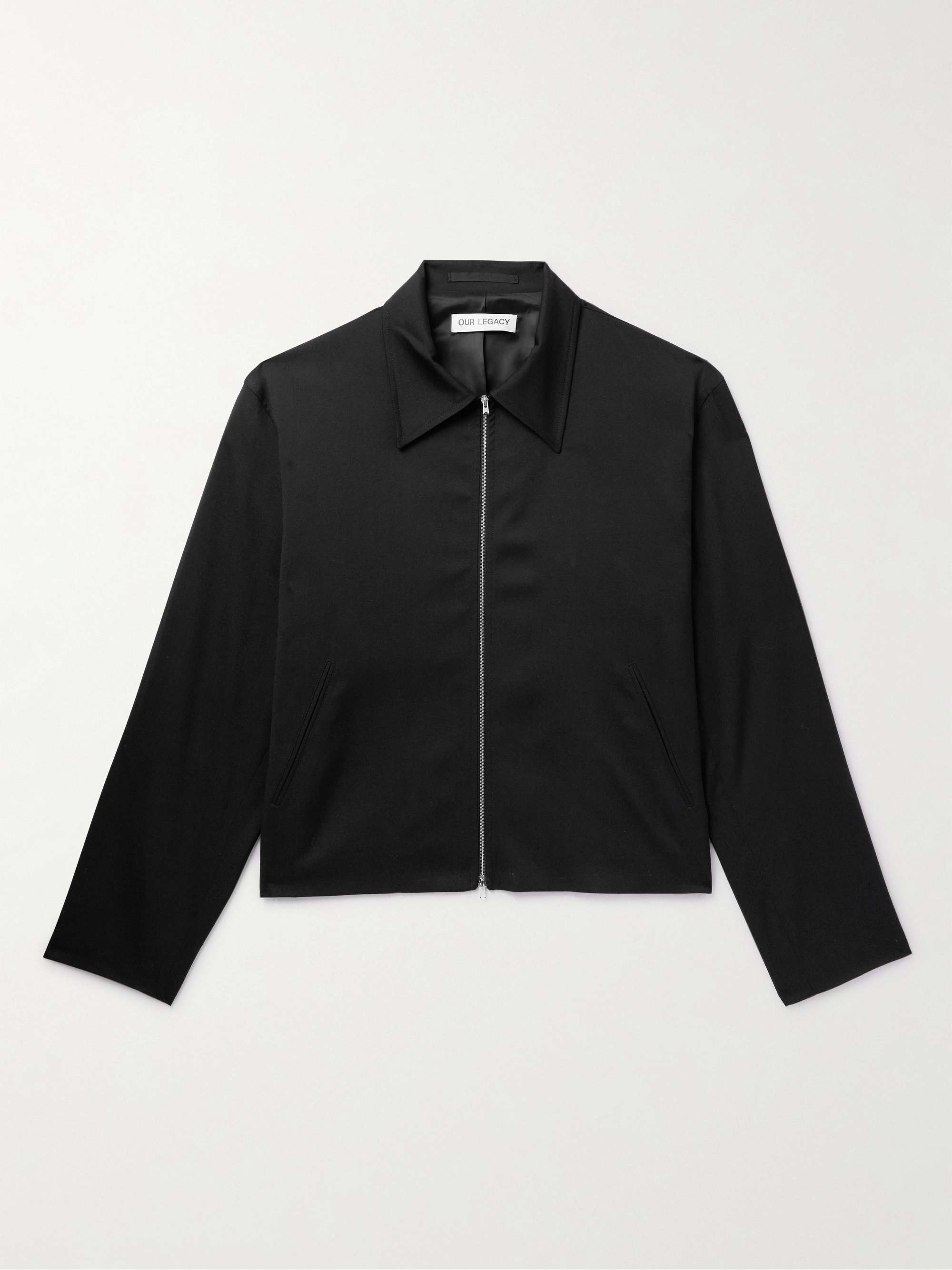 Wool-Twill Blouson Jacket view