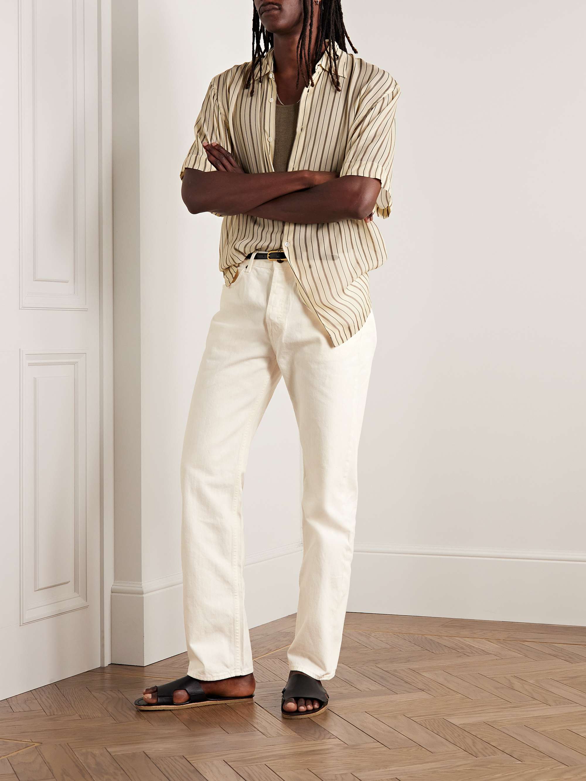 Billie Slim-Fit Straight-Leg Jeans view