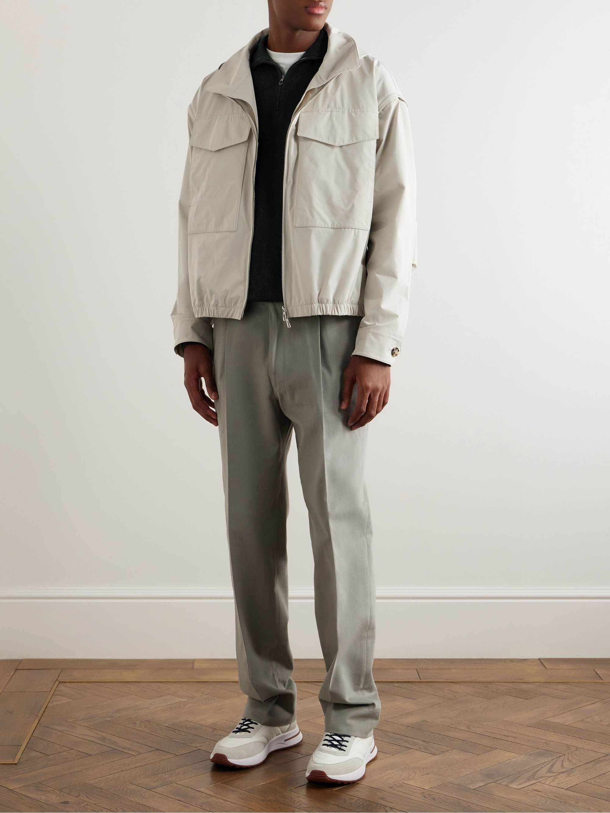Roadster Cashmere Zip-Up Cardigan view