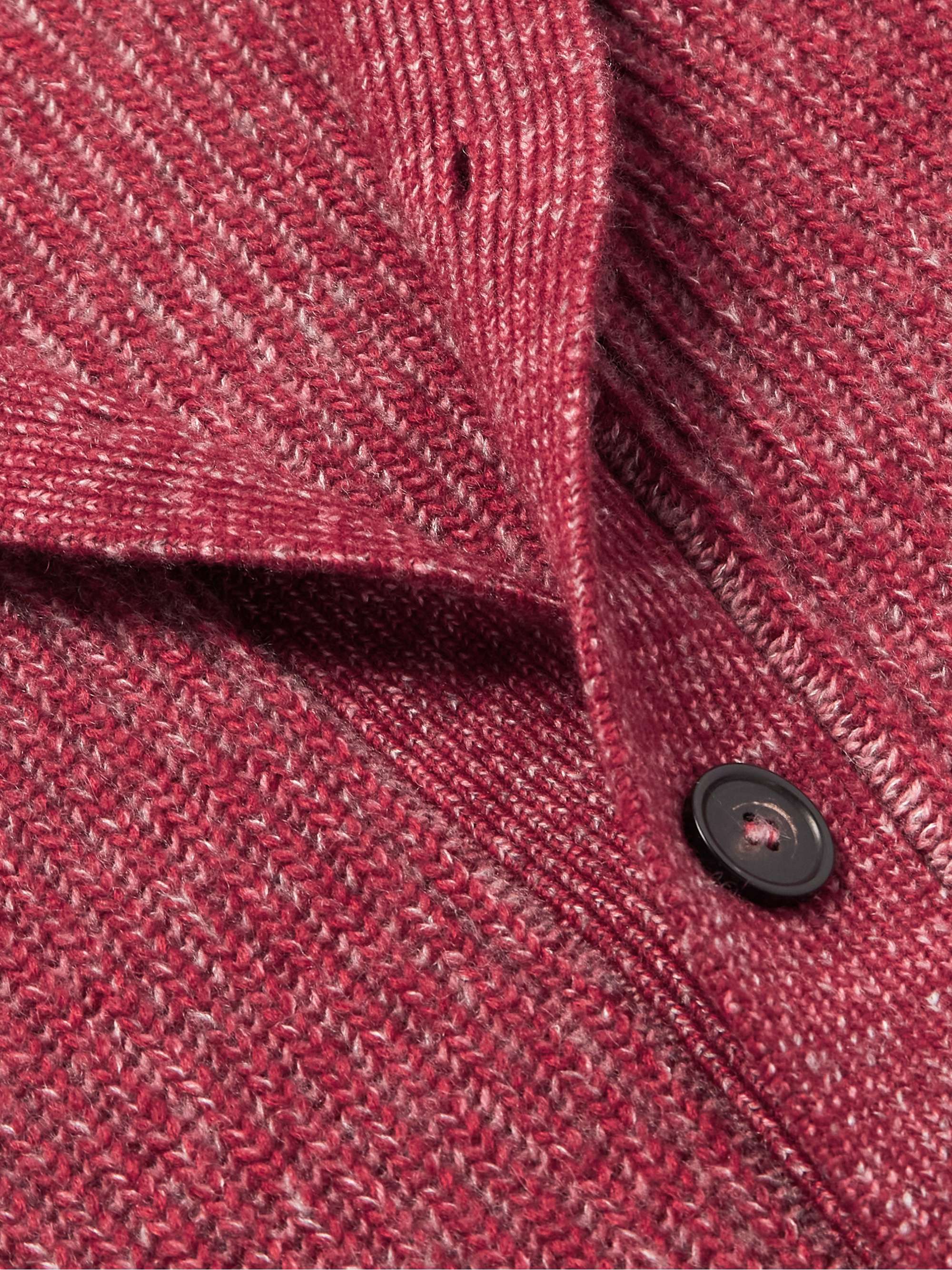 Sey Ribbed Cashmere and Silk-Blend Cardigan view