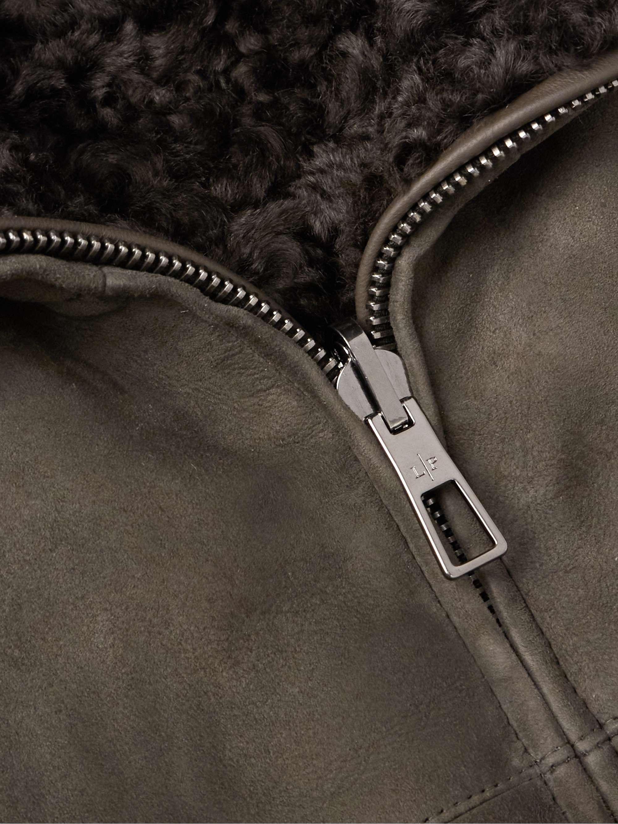 Reversible Suede and Shearling Gilet view