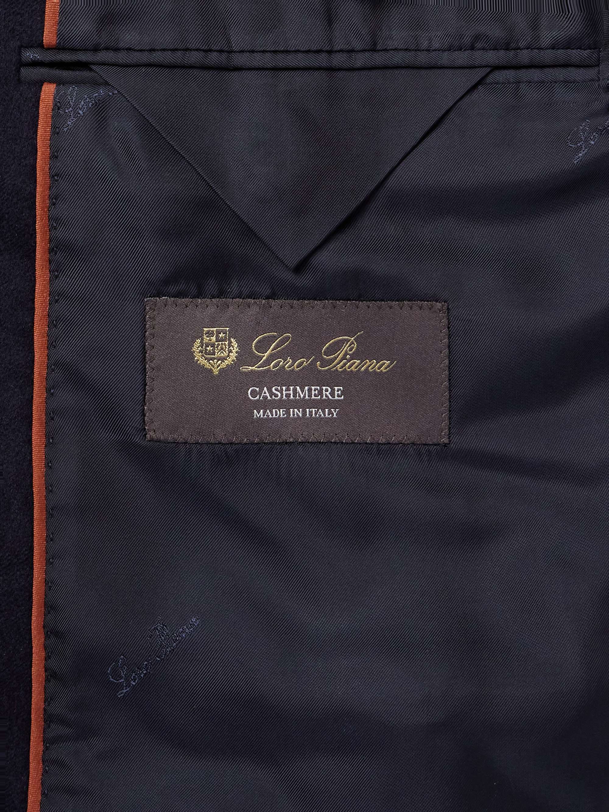 Milano Double-Breasted Brushed Cashmere Blazer view