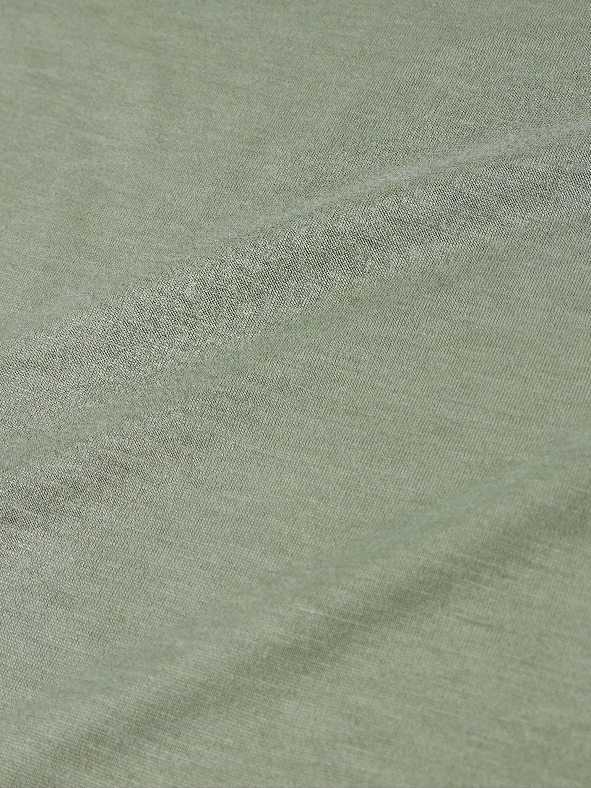 Silk and Cotton-Blend T-Shirt view