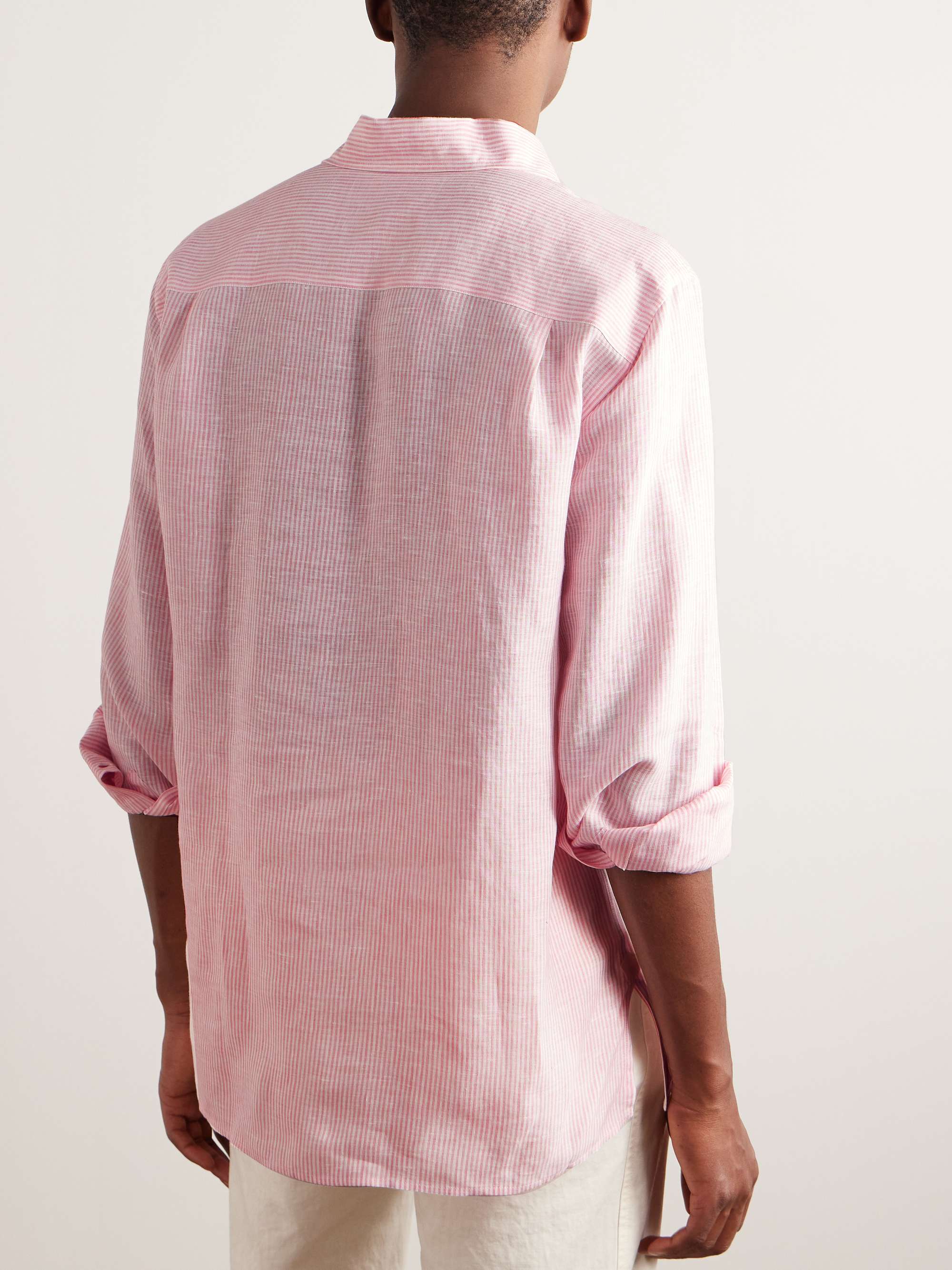André Striped Linen Shirt view