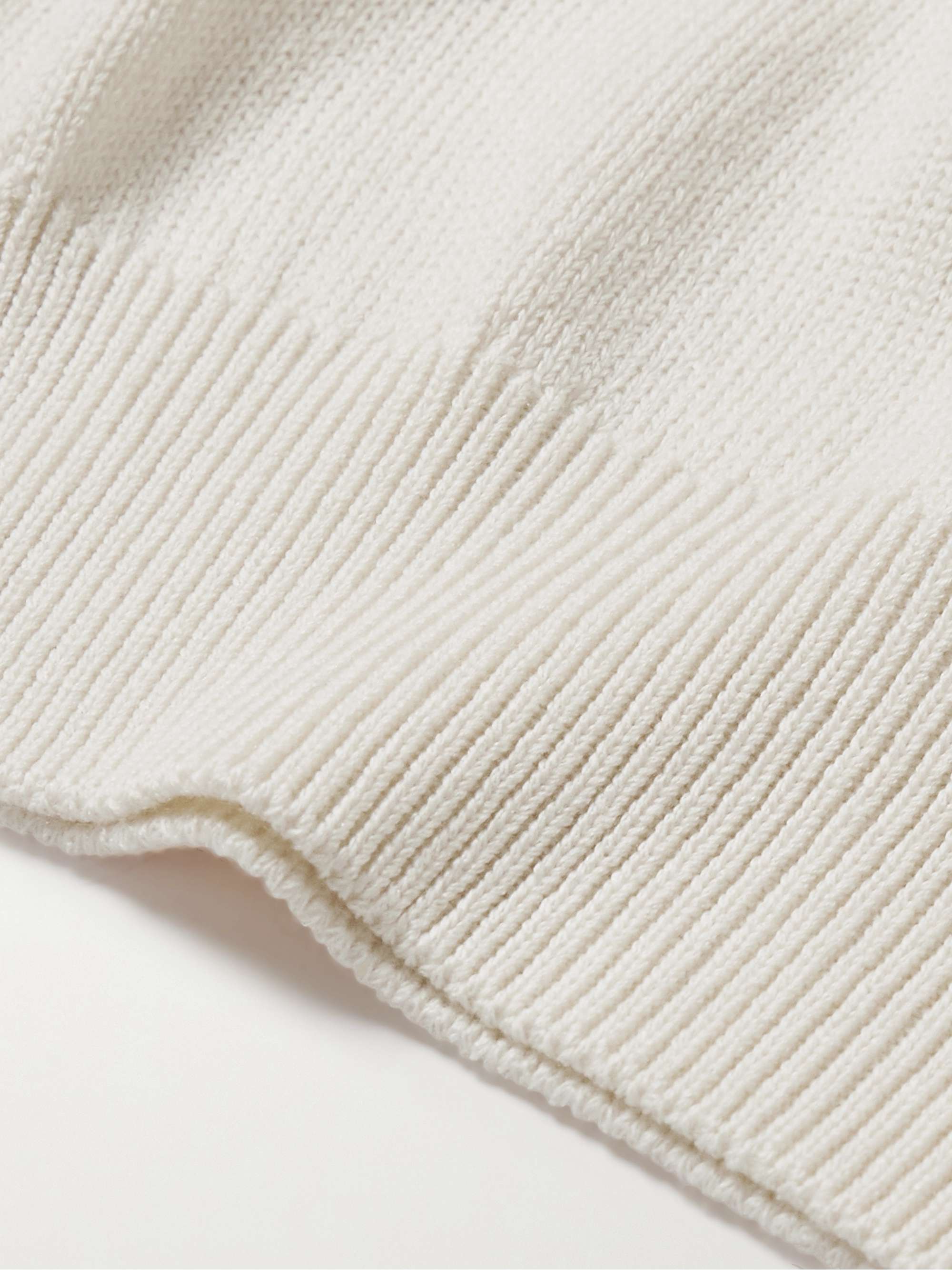 Cotton and Silk-Blend Sweater view