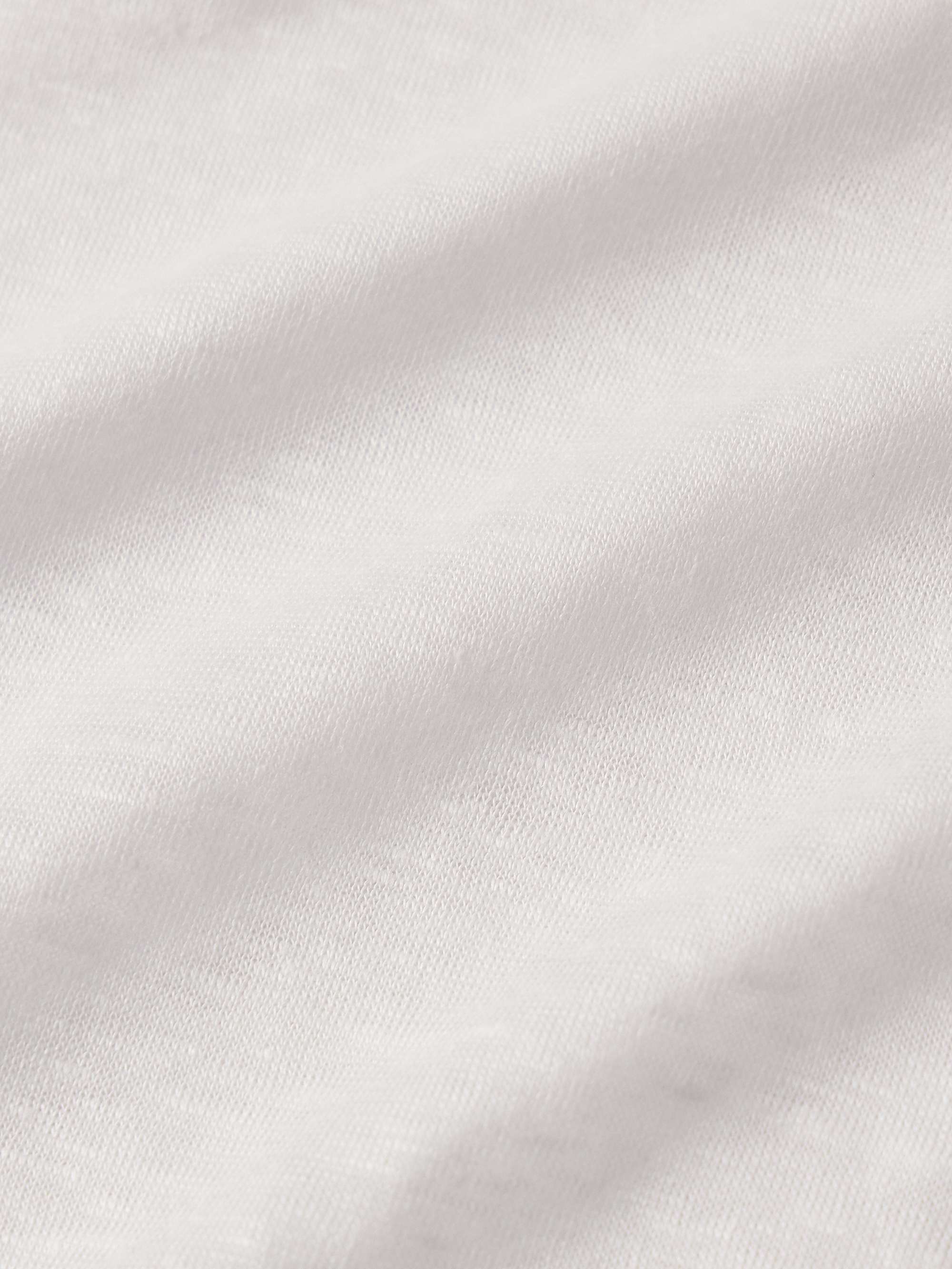 Linen-Jersey Polo Shirt view