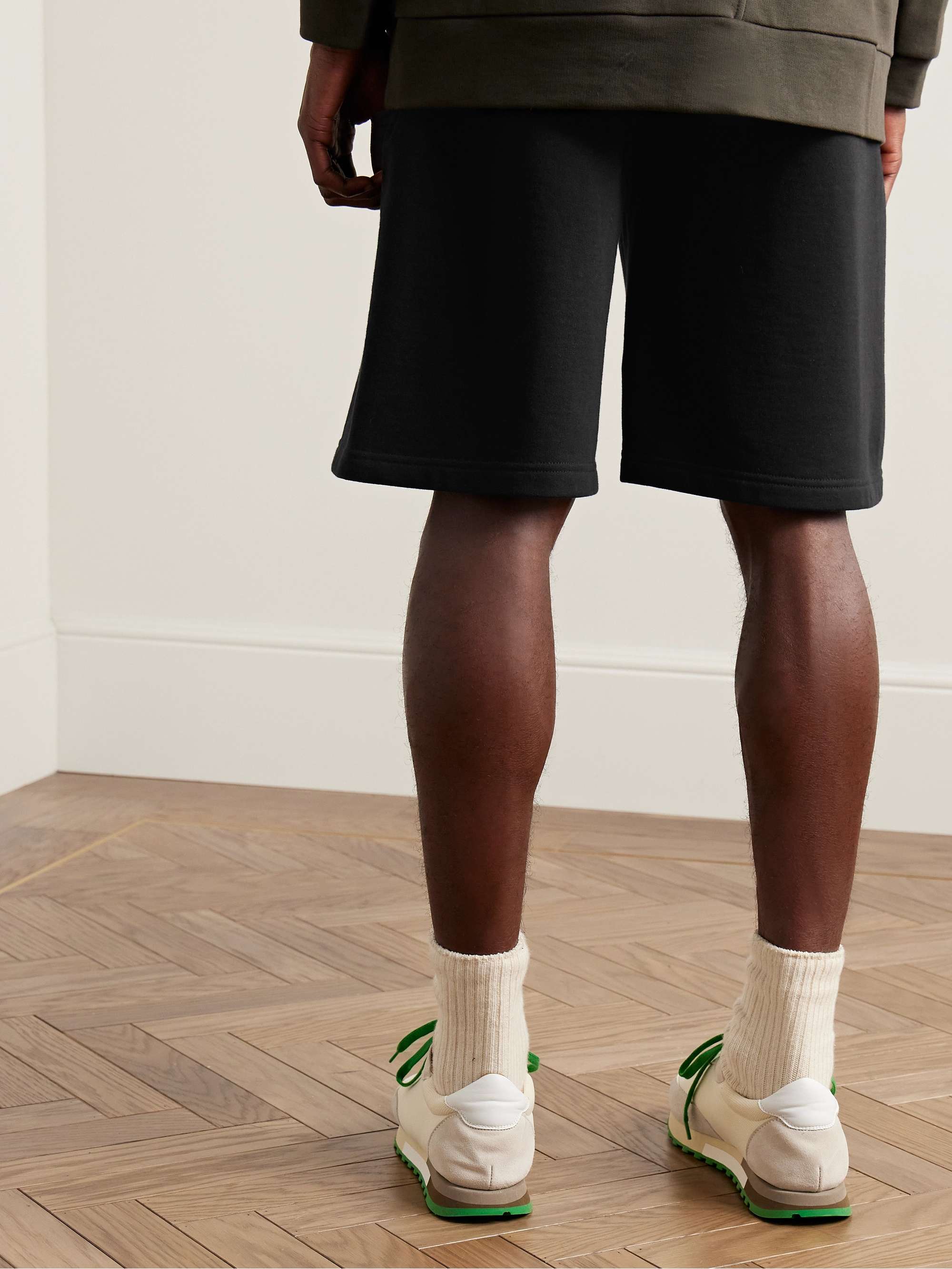 Eston Wide-Leg Cotton-Jersey Shorts view